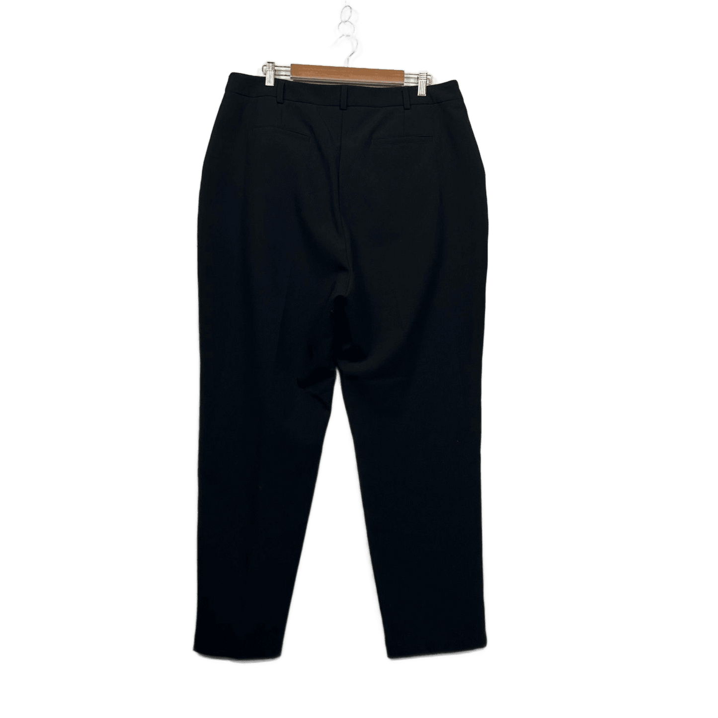 Preview Black Pants Trousers Size 20 High Waist Slim Leg Workwear Pockets