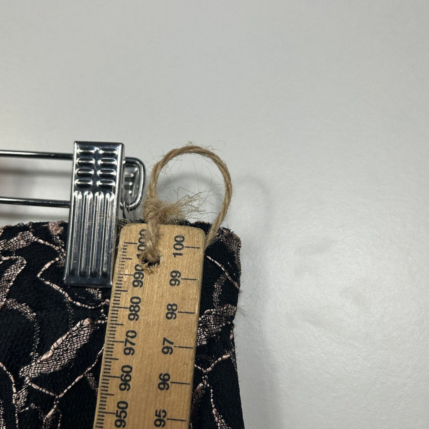 Millers Black Gold Metallic Floral Lace Wide Leg Pull-On Trousers Pants Size 14