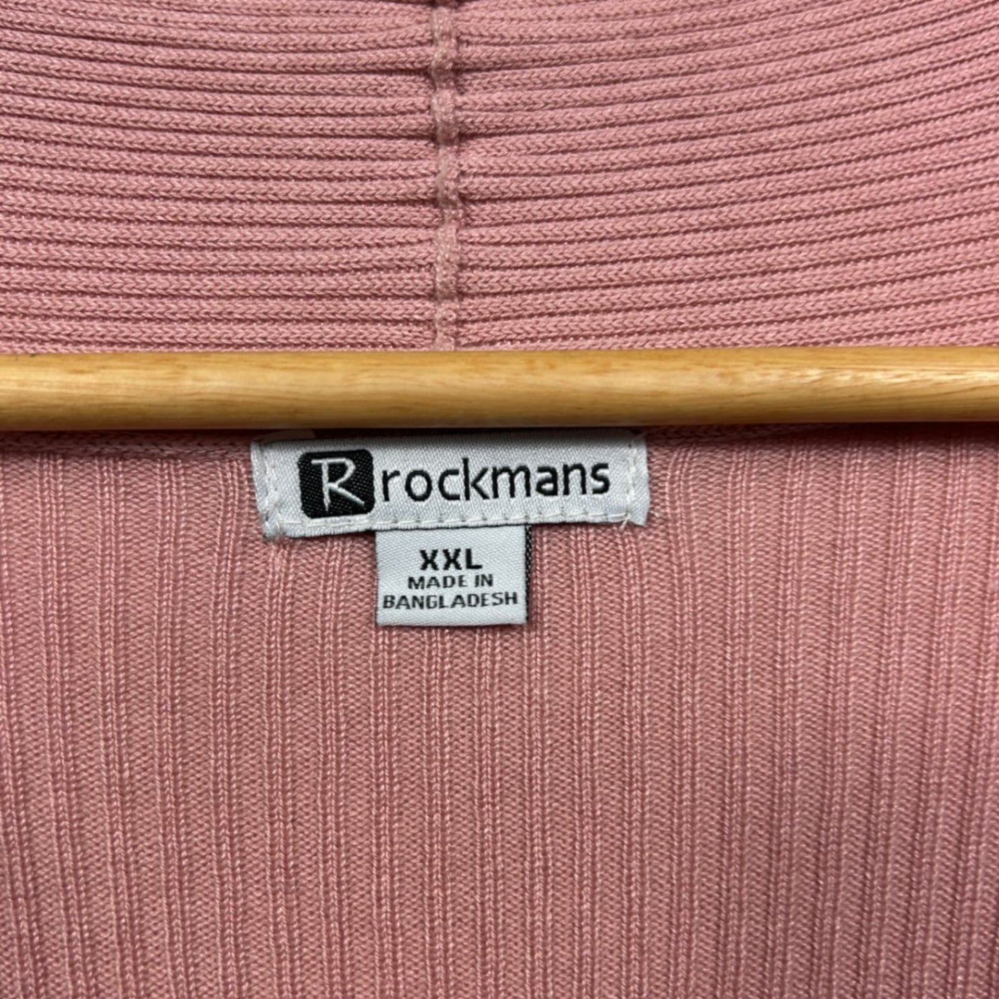 Rockmans Dusky Pink Open Front Longline Cardigan Size 18 2XL