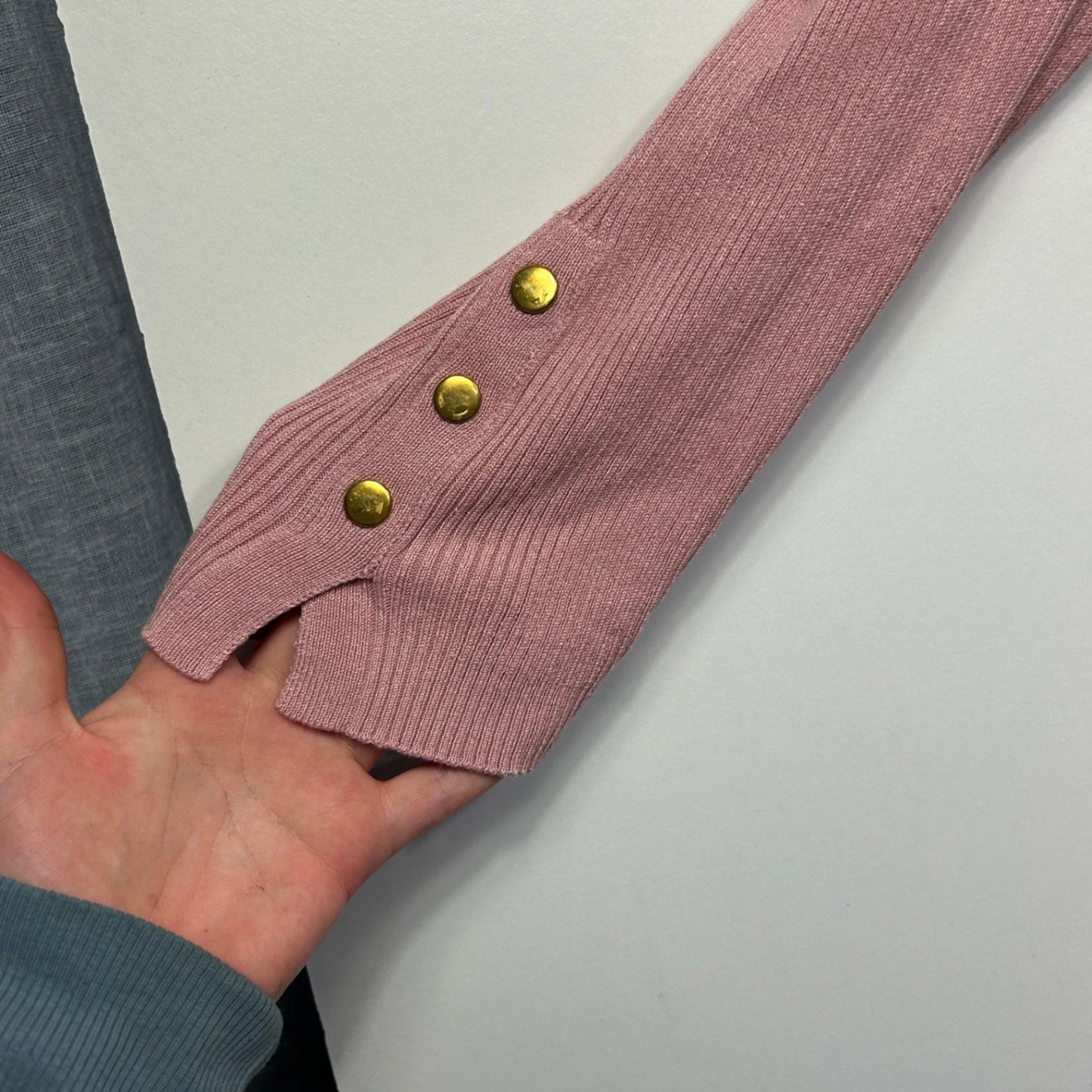 Rockmans Dusky Pink Open Front Longline Cardigan Size 18 2XL