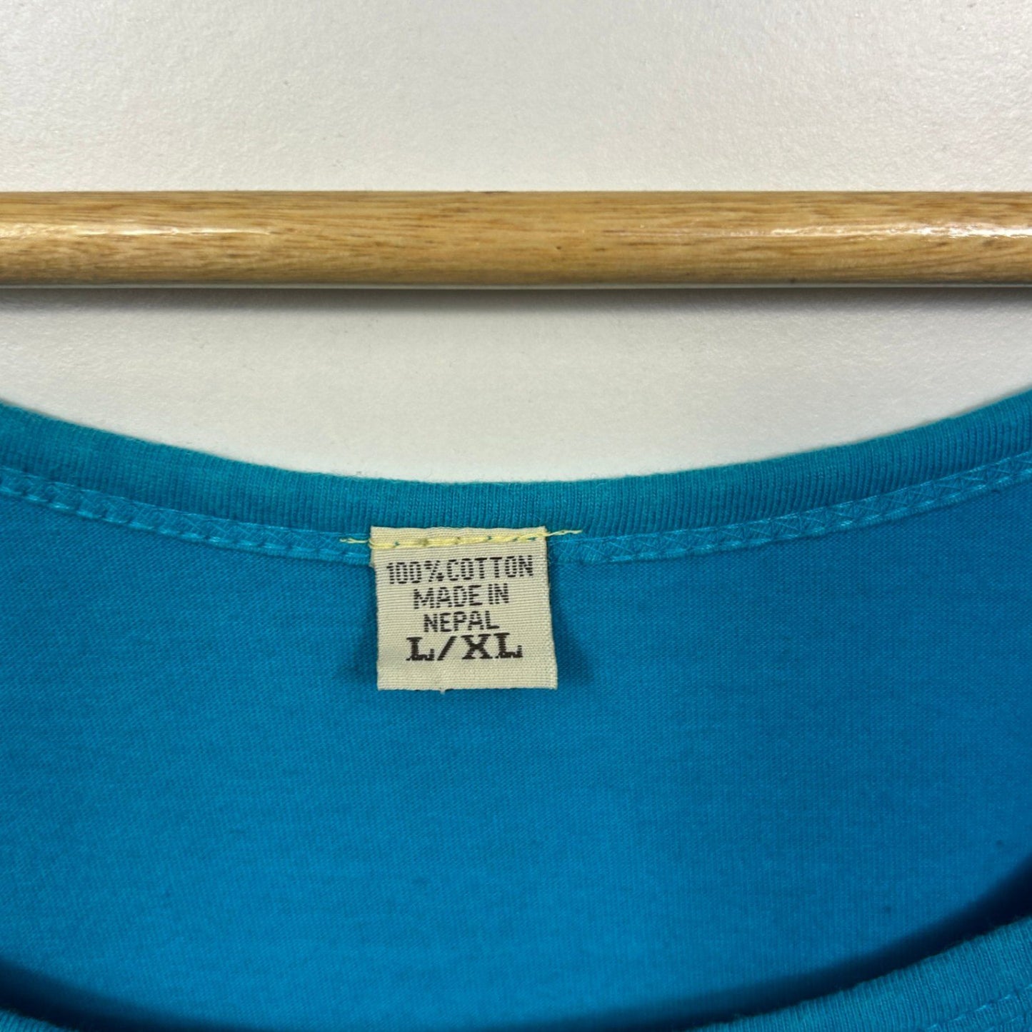 Handcrafted Nepalese Sleeveless Tie Dye Embroidered Dress Size 14 16 L/XL