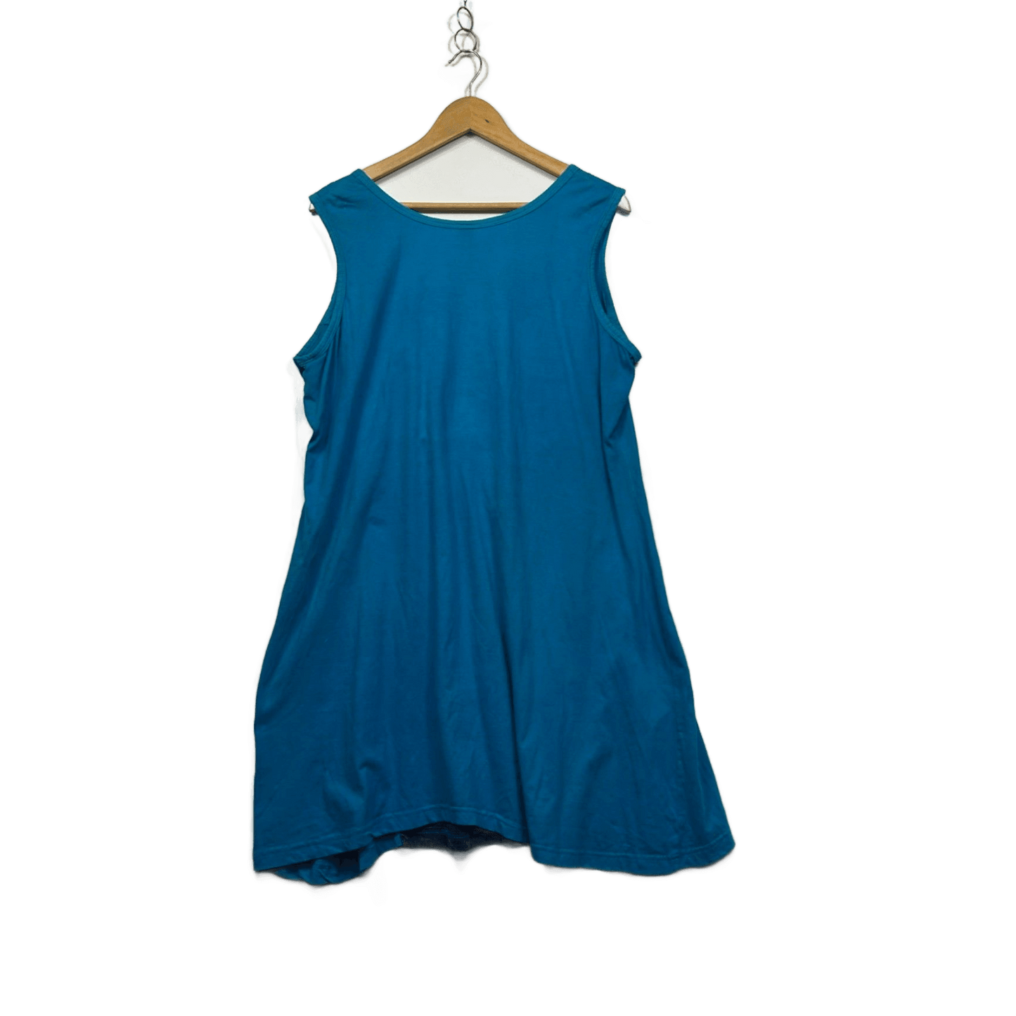 Handcrafted Nepalese Sleeveless Tie Dye Embroidered Dress Size 14 16 L/XL