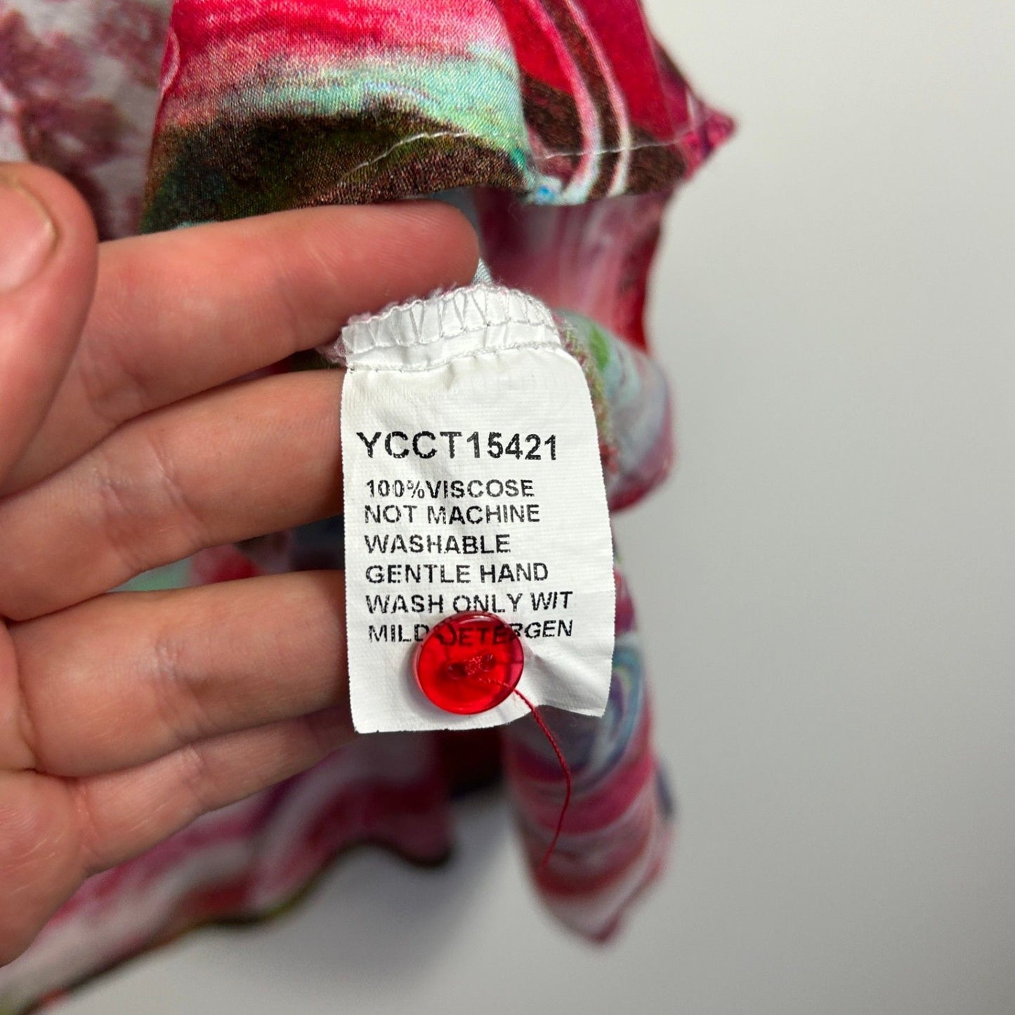 CC Collection Women's Multicoloured Tunic Top Blouse Size  14 16