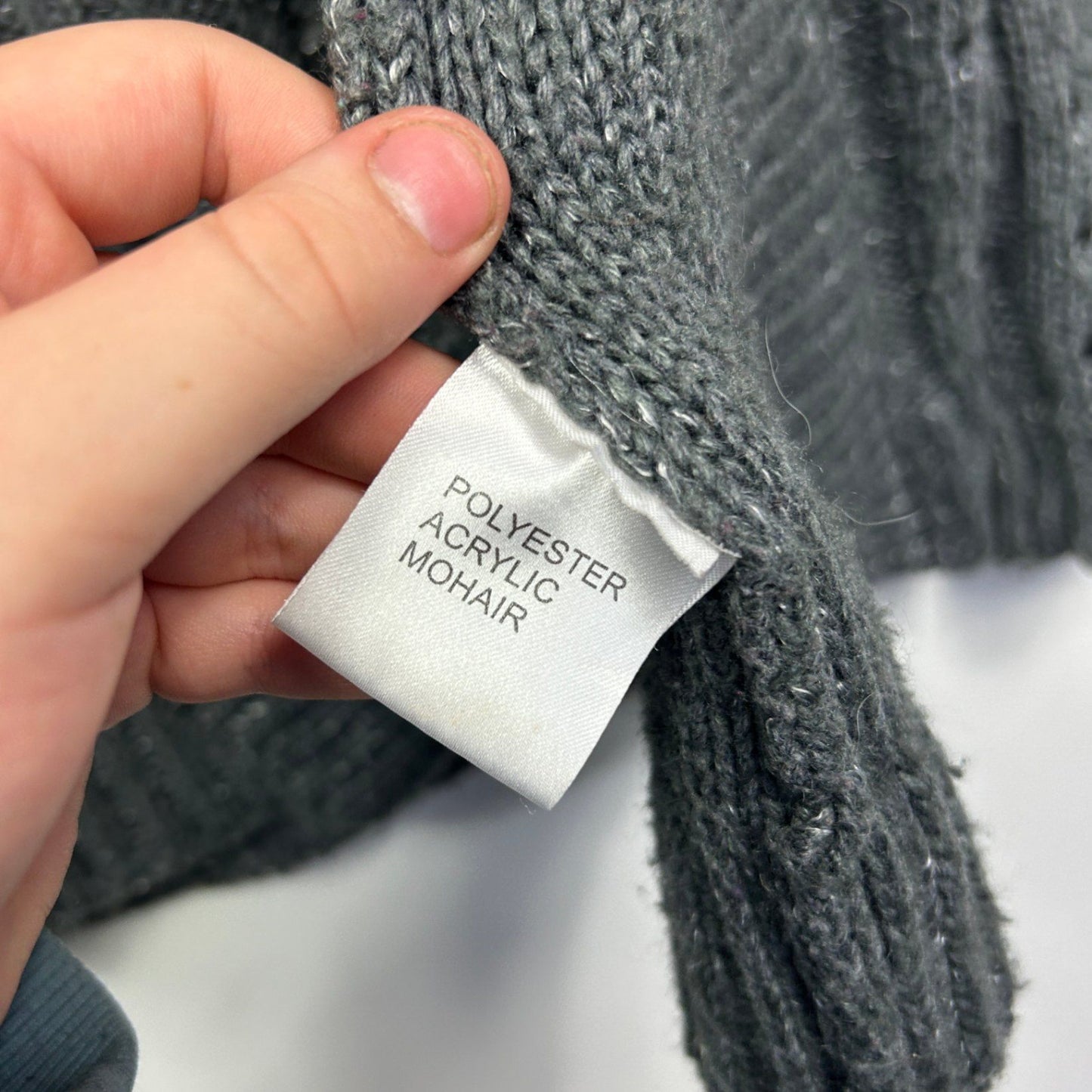 Millers Black Metallic Cape Cardigan Jumper Size XL 16