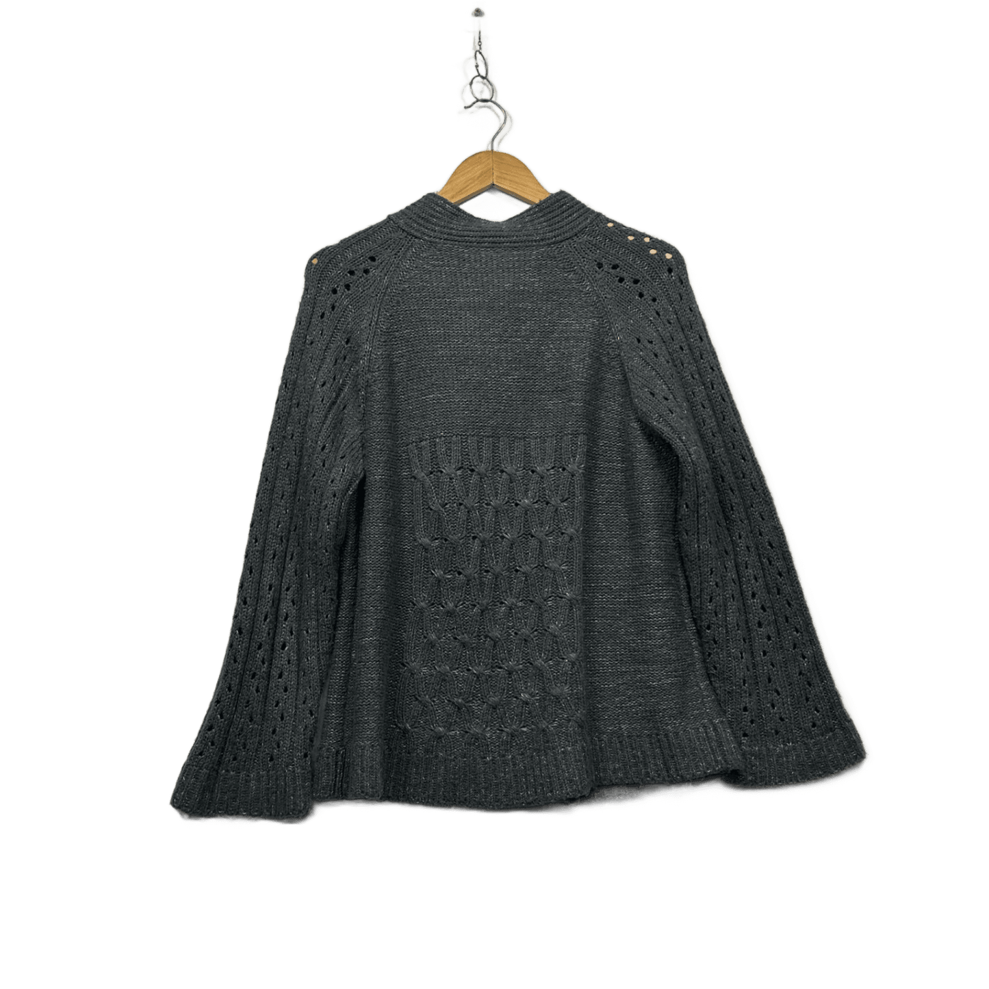 Millers Black Metallic Cape Cardigan Jumper Size XL 16