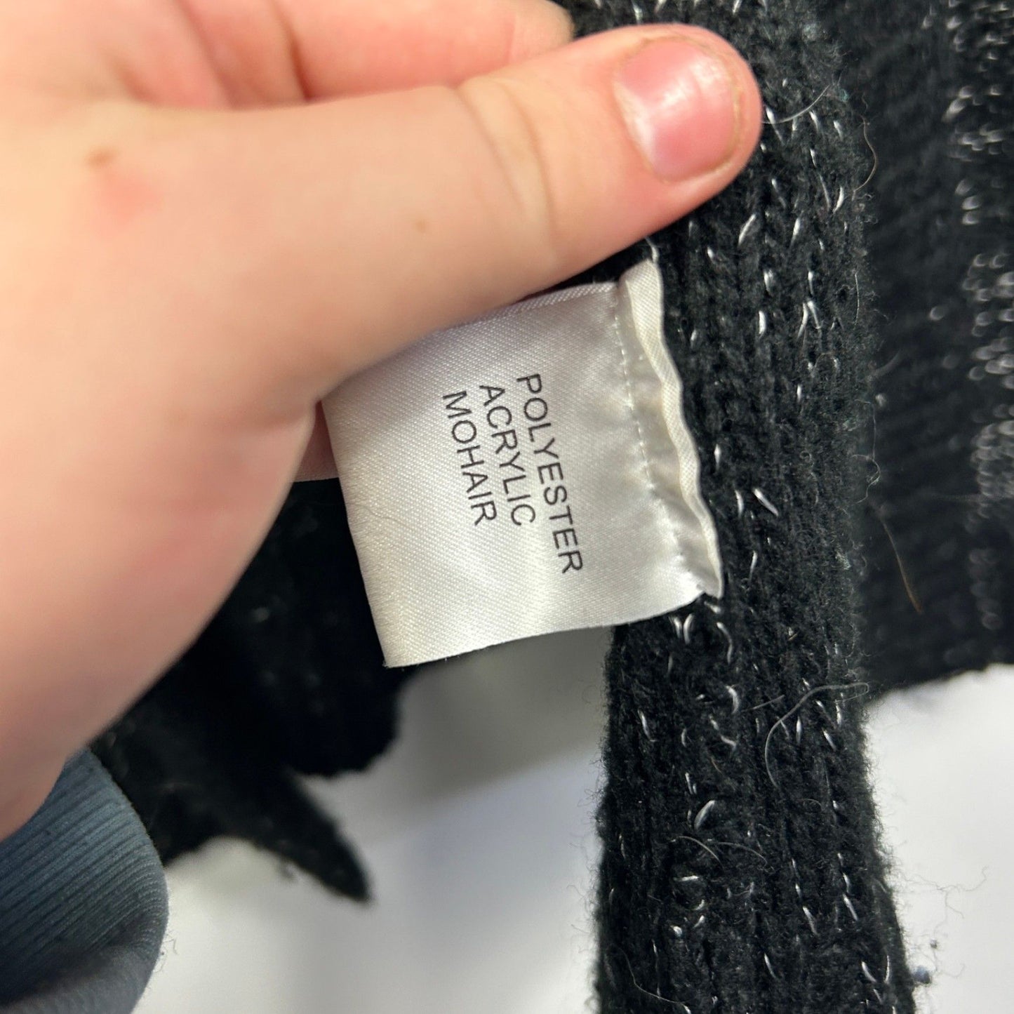 Millers Black Metallic Cape Cardigan Jumper Size XL 16