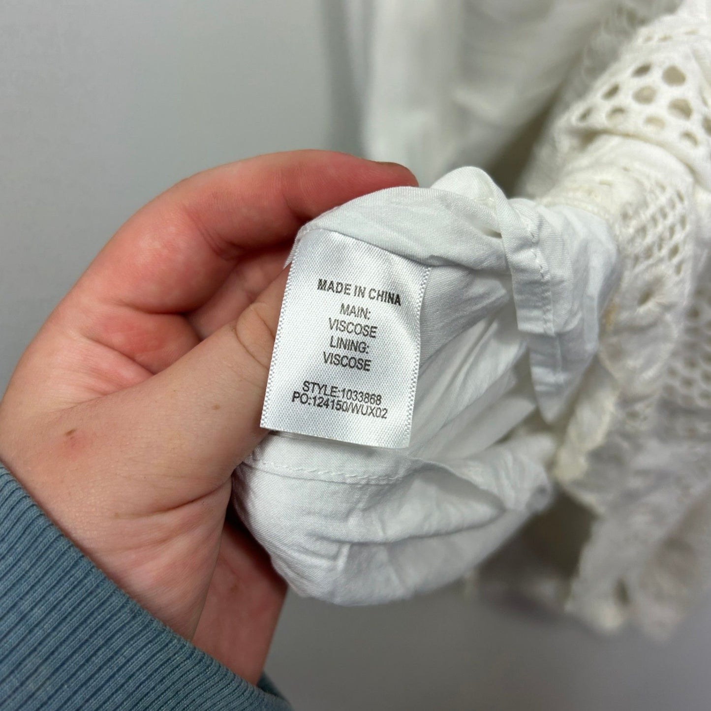 Rockmans White Viscose Sleeveless Broderie Boho Maxi Dress Size 14