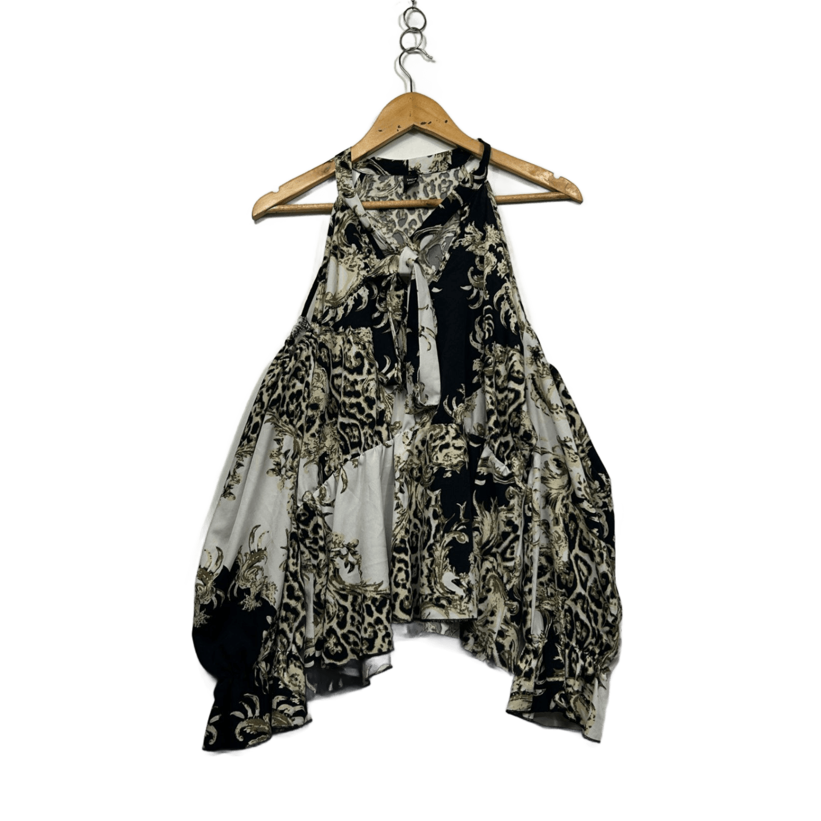 SHEIN Multicoloured Cold Shoulder Statement Top Size 1XL 16