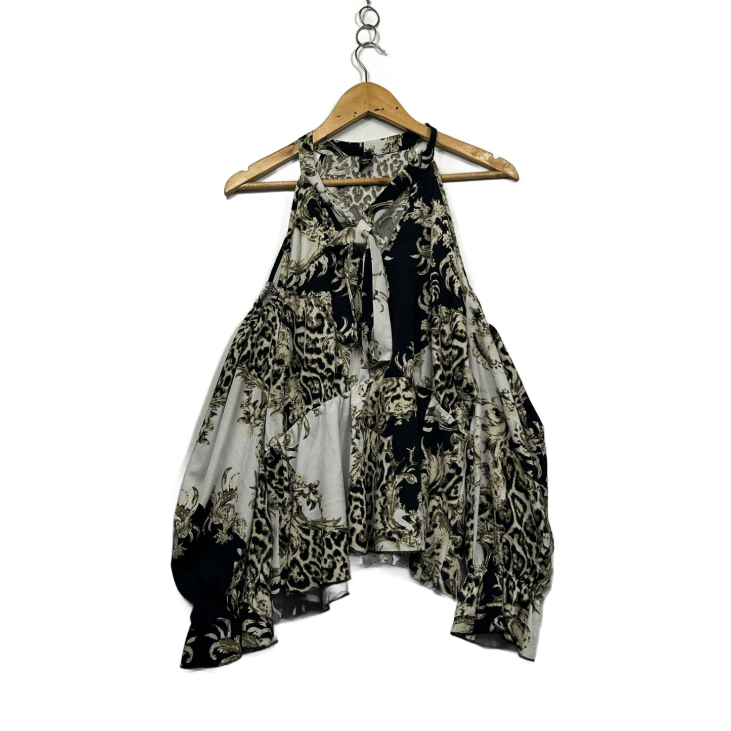 SHEIN Multicoloured Cold Shoulder Statement Top Size 1XL 16