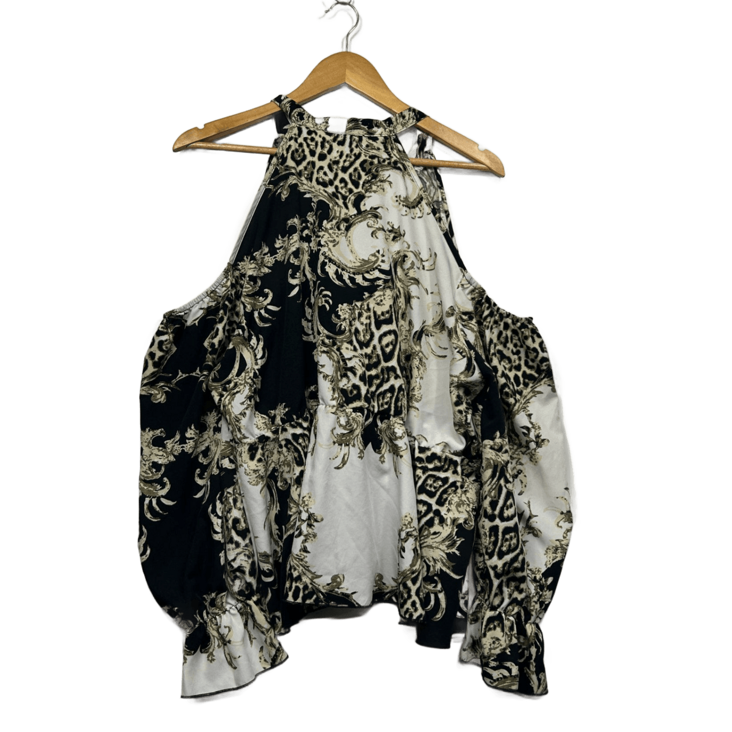 SHEIN Multicoloured Cold Shoulder Statement Top Size 1XL 16