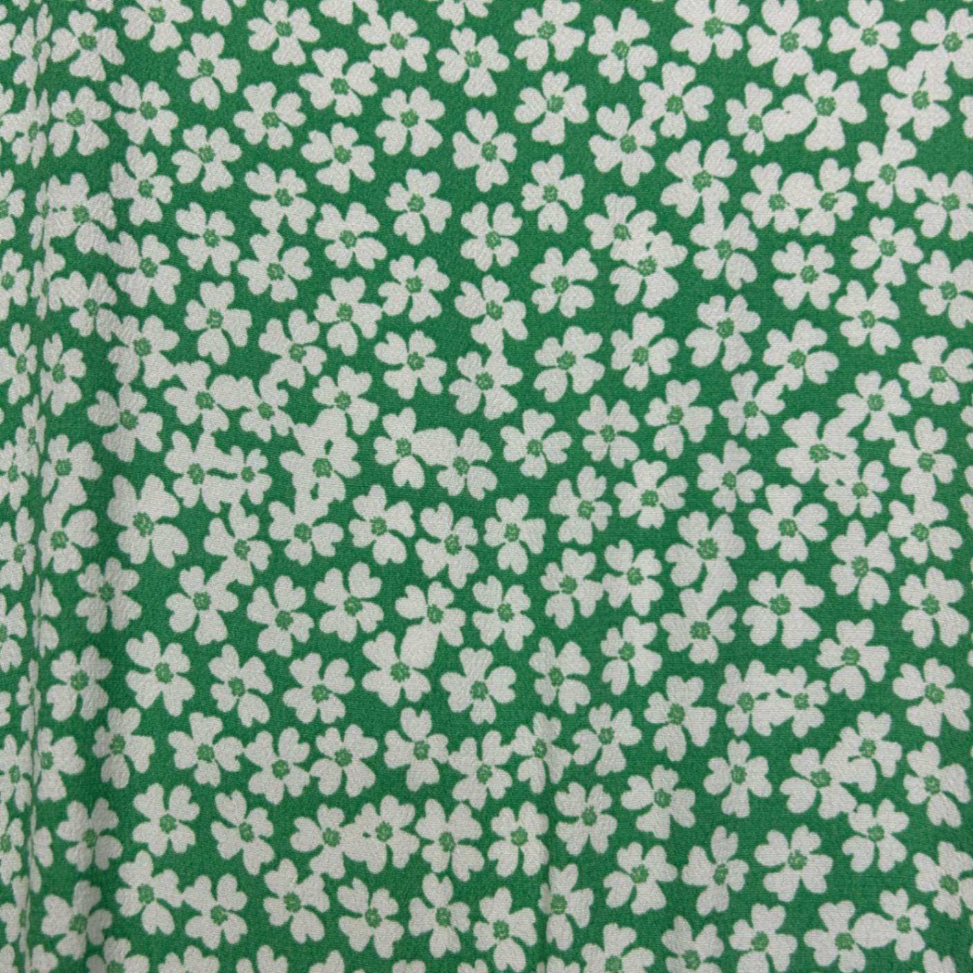 Forever New Green Floral Short Sleeve Maxi Dress Size 16