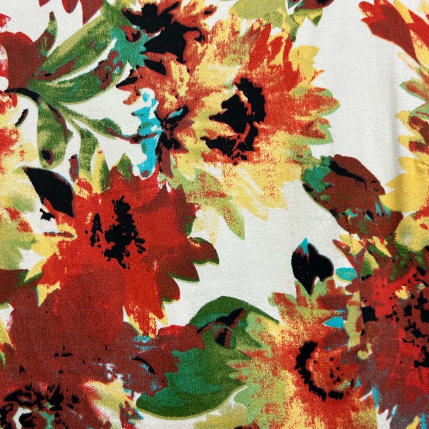 Leoni Multicoloured Knee Length Floral Fit & Flare Dress Size 16