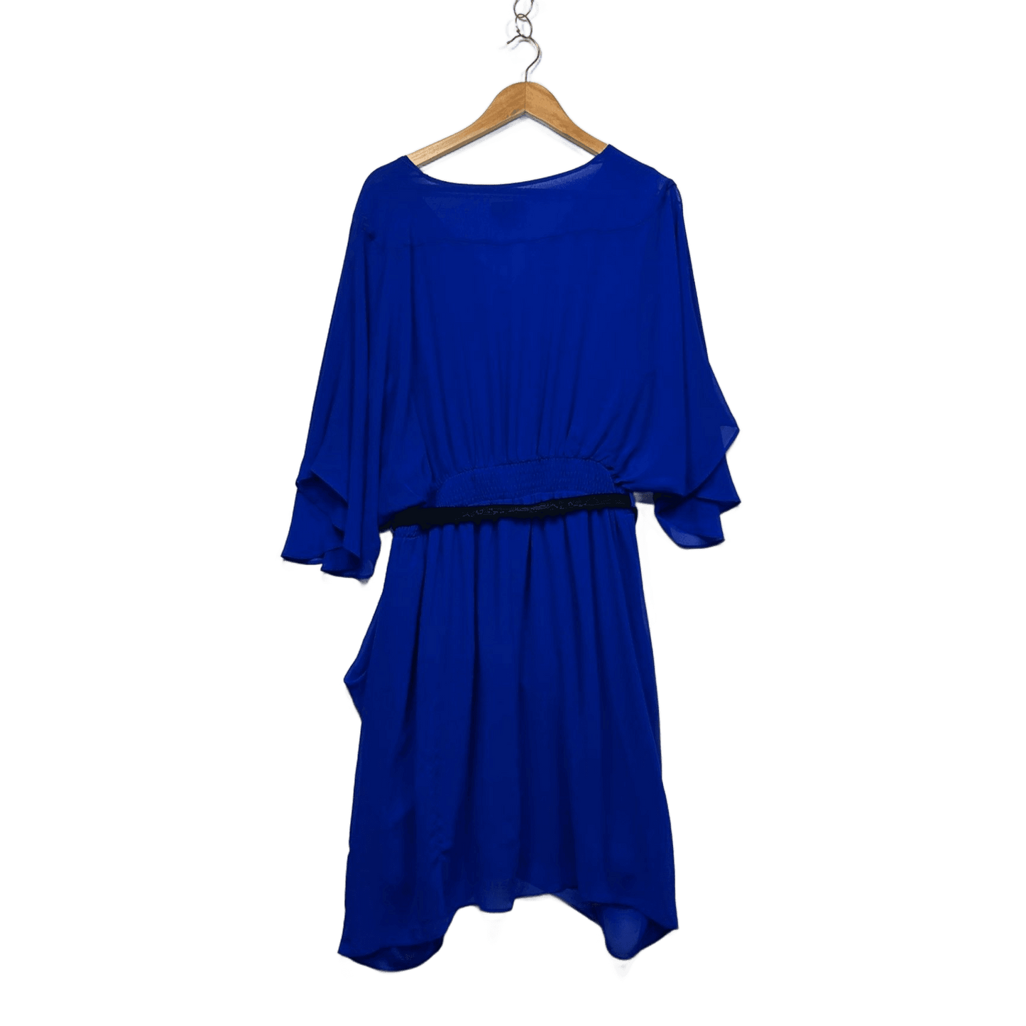 City Chic Womens Blue Batwing Sleeve Dress Size 20 Large Plus