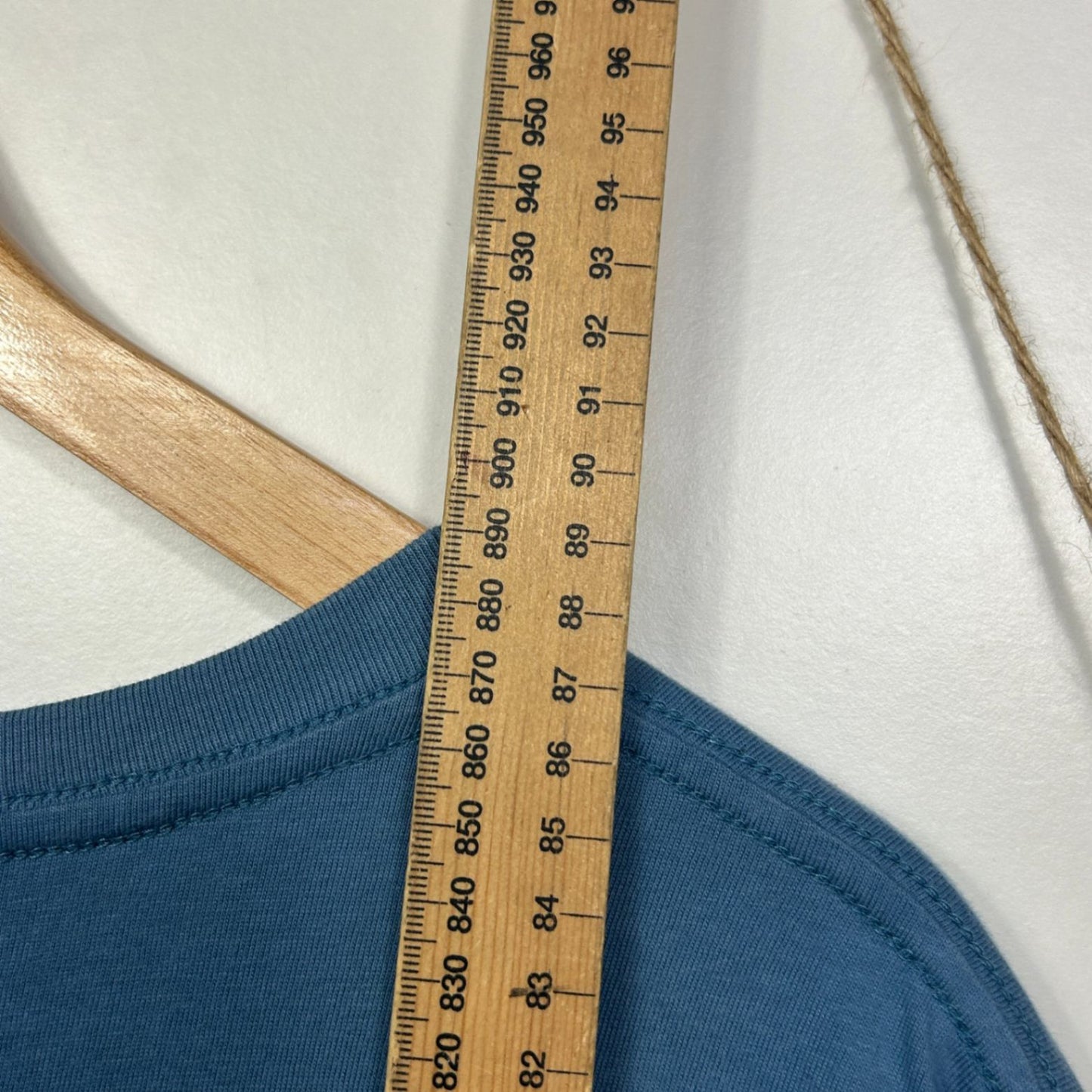 Johnny Bigg Men's Blue Crew Neck Short Sleeve Longline Tee T-Shirt Size 4XL