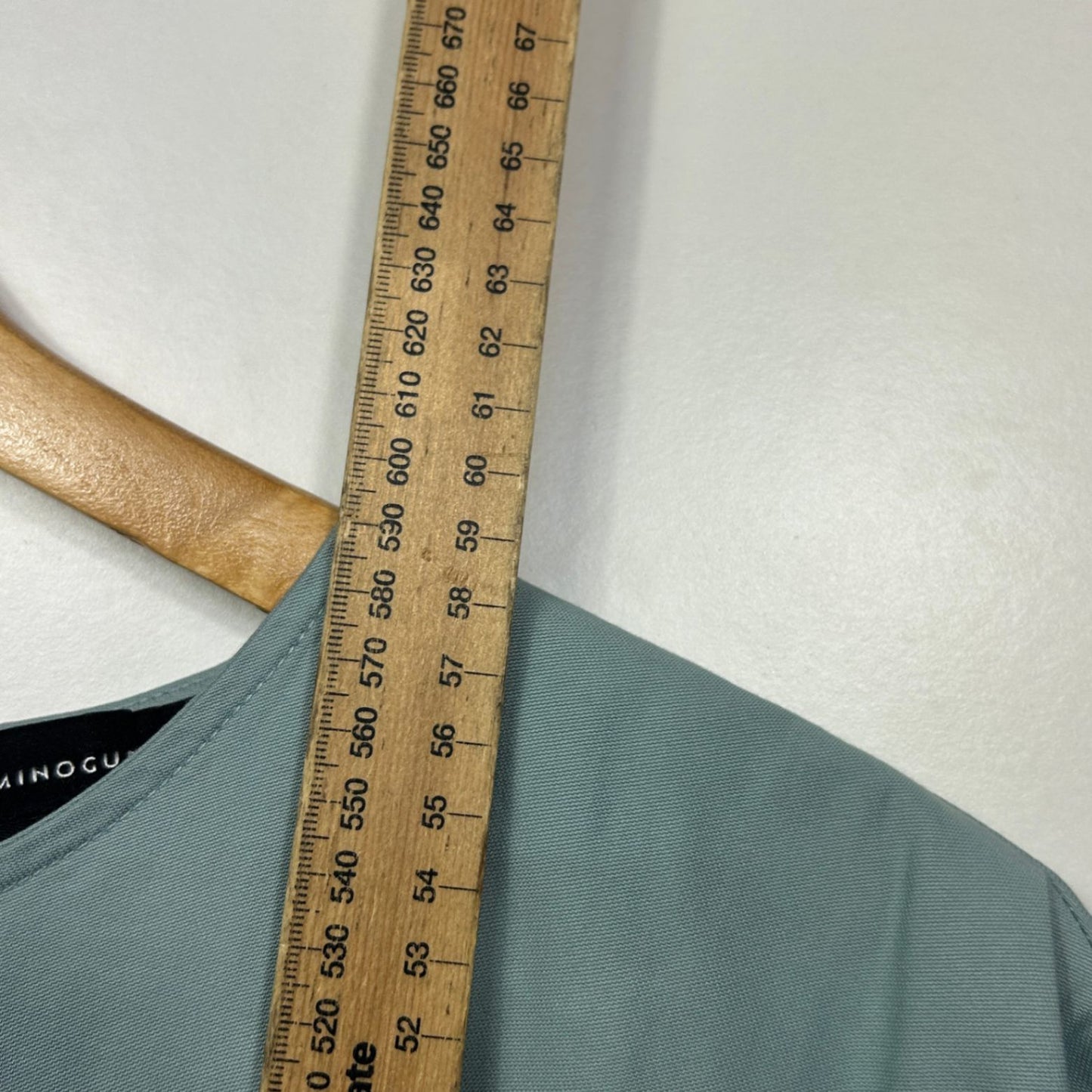 Dannii Minogue Green Short Sleeve Fitted Top Size 16P Petites