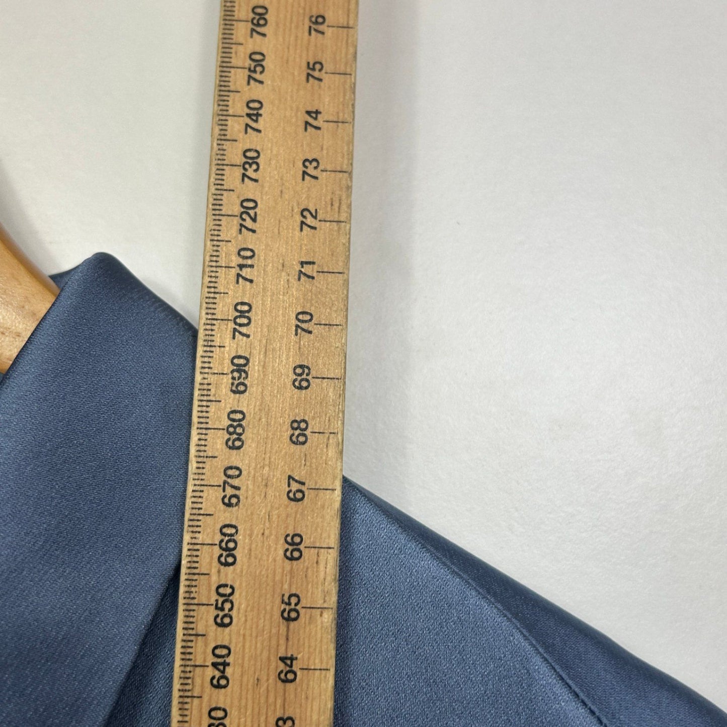 Forever New Women's Blue Button Up Long Sleeve Blouse Size 12