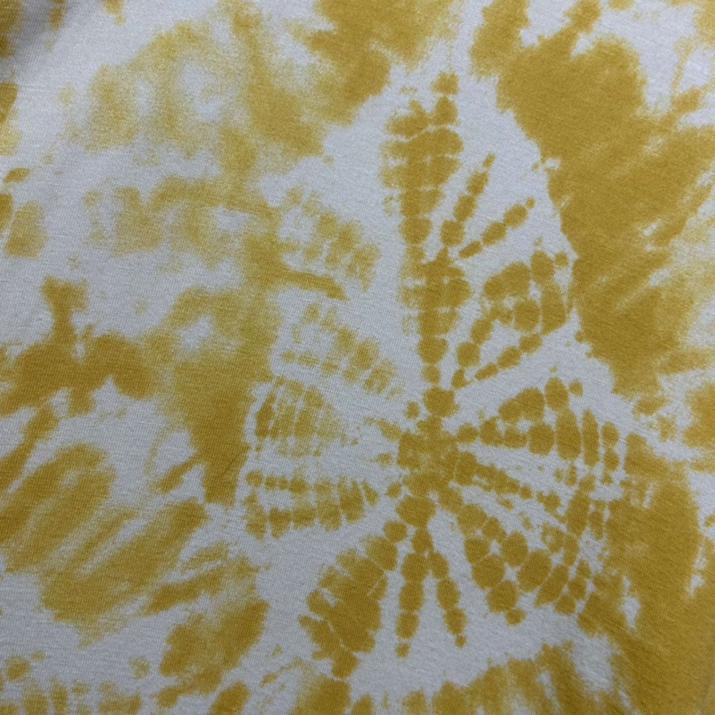 Taking Shape Short Sleeve Yellow Tie Dye Tunic Top Size 14 Plus