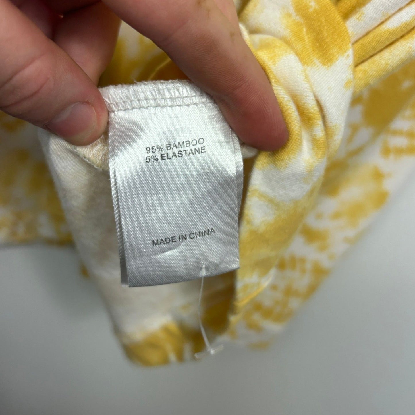 Taking Shape Short Sleeve Yellow Tie Dye Tunic Top Size 14 Plus