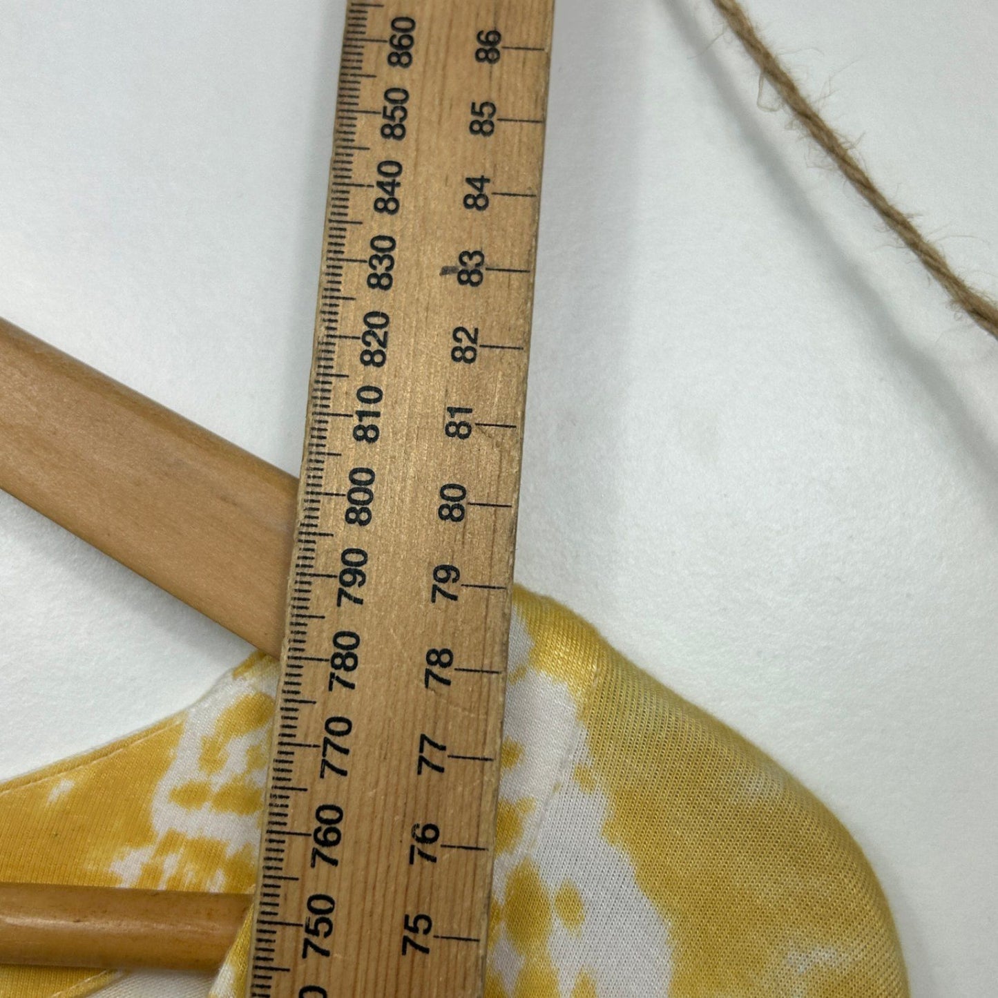 Taking Shape Short Sleeve Yellow Tie Dye Tunic Top Size 14 Plus