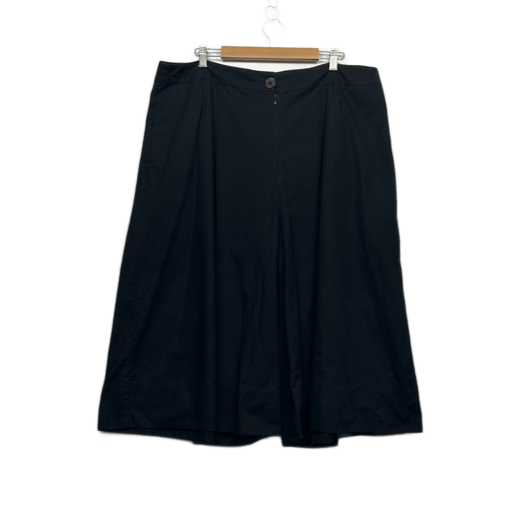 Refinity City Chic Black Wide Leg Culottes Cropped Pants Trousers Size 20 Plus