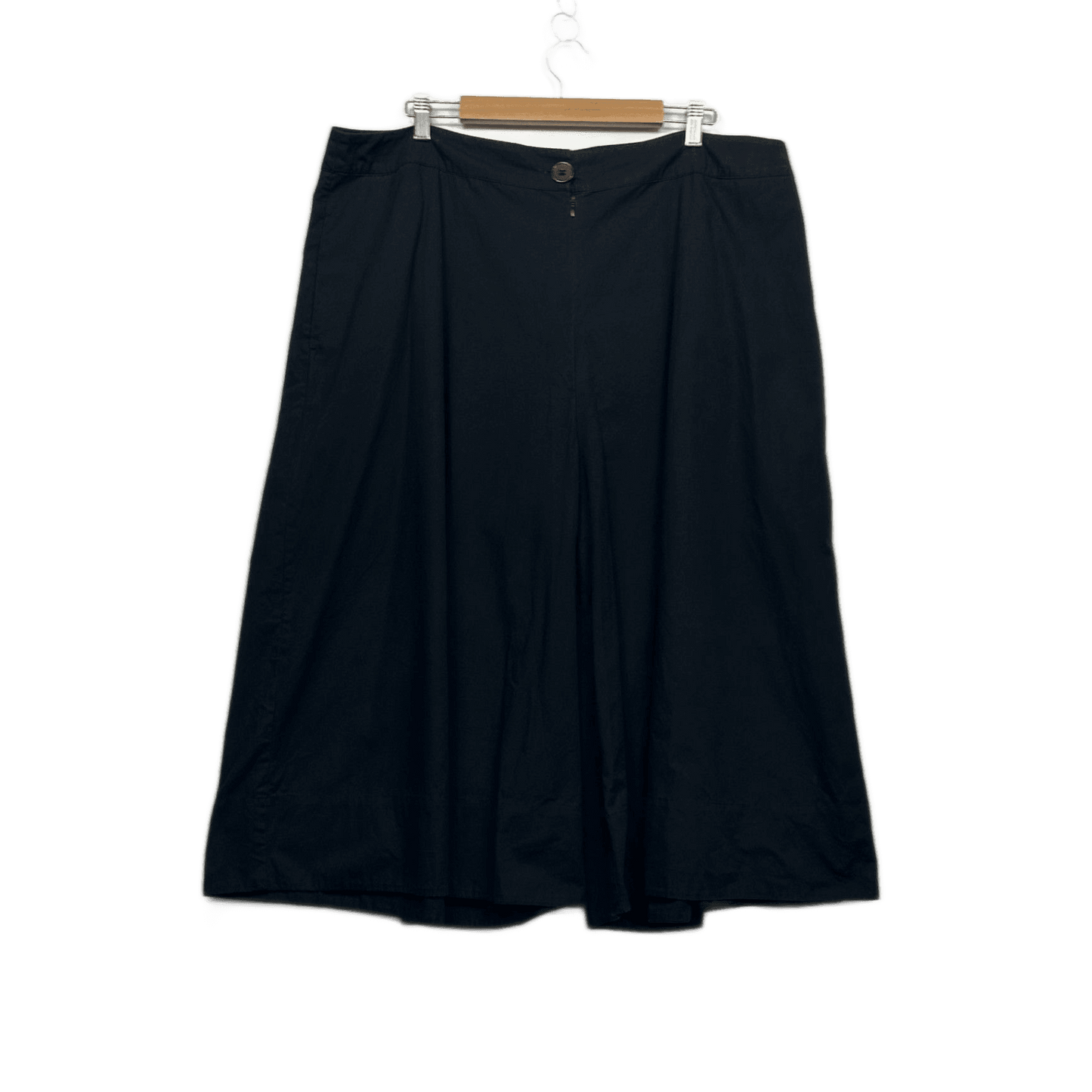 Refinity City Chic Black Wide Leg Culottes Cropped Pants Trousers Size 20 Plus