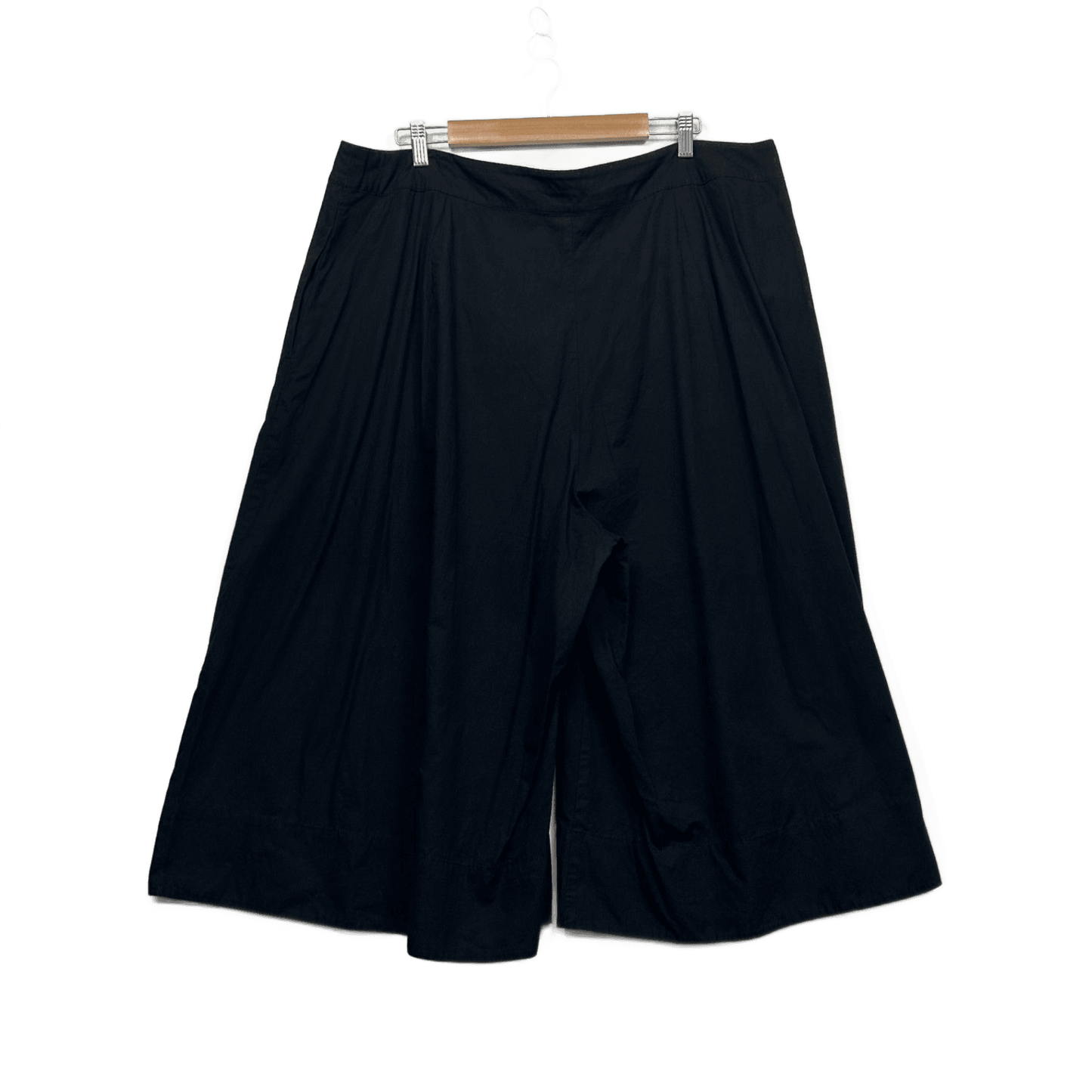 Refinity City Chic Black Wide Leg Culottes Cropped Pants Trousers Size 20 Plus