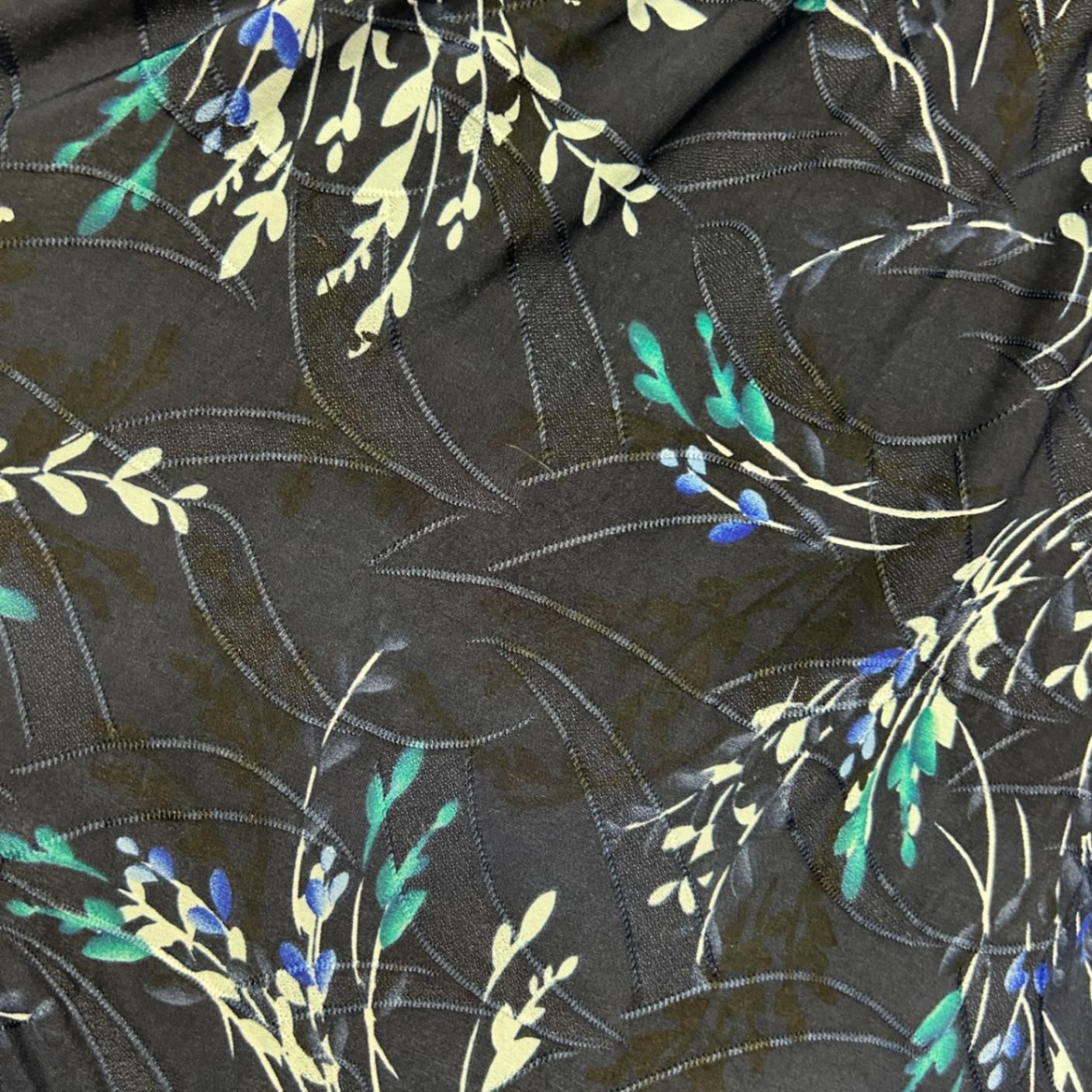 Taking Shape Black Floral Short Sleeve Maxi Dress Size 16 Plus