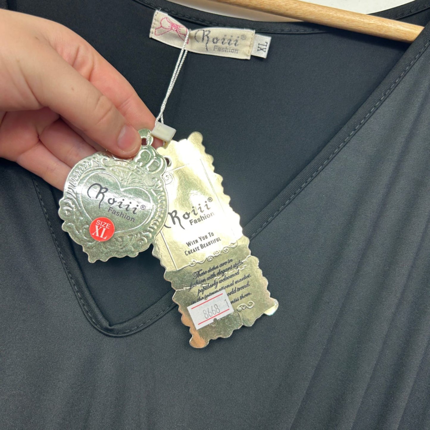 Rovii Fashion Multicoloured V-Neck Maxi Dress Size XL