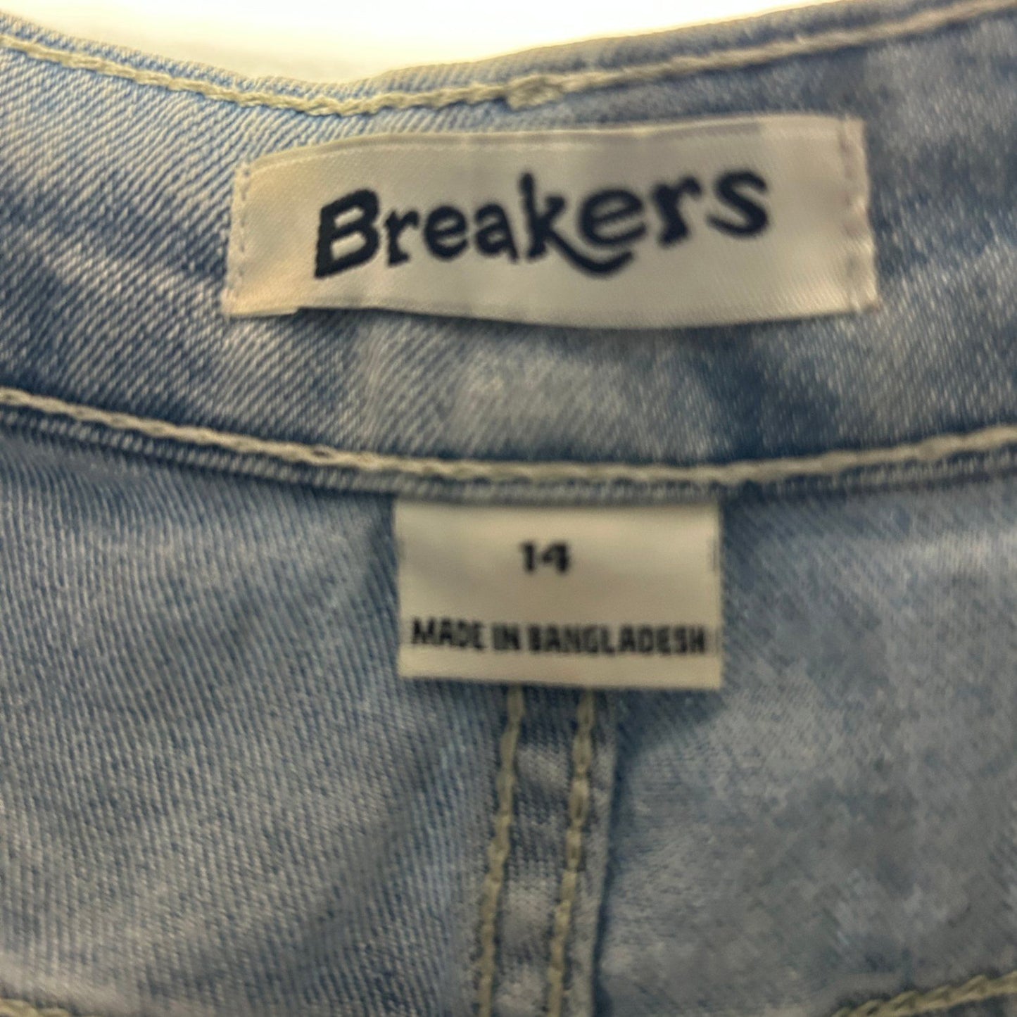 Breakers Women's Blue  Cut off Denim Shorts Size 14