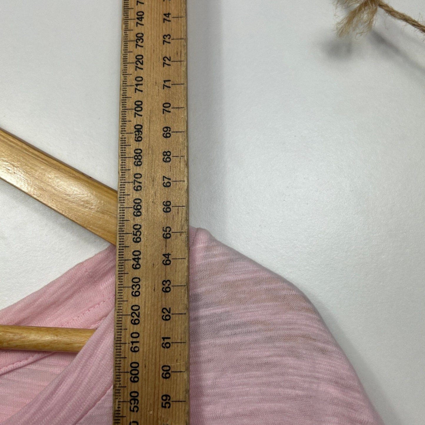 Women's Pink Cotton Short Sleeve Crew Neck Casual T-Shirt Size 14?