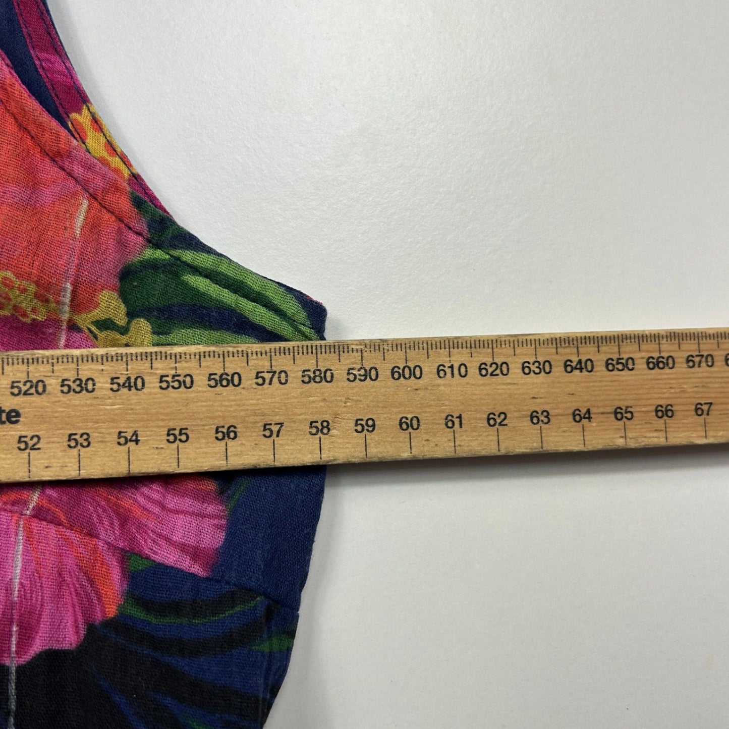 Virtuelle Sleeveless Multicoloured Floral Tropical Maxi Dress Pockets Size 16