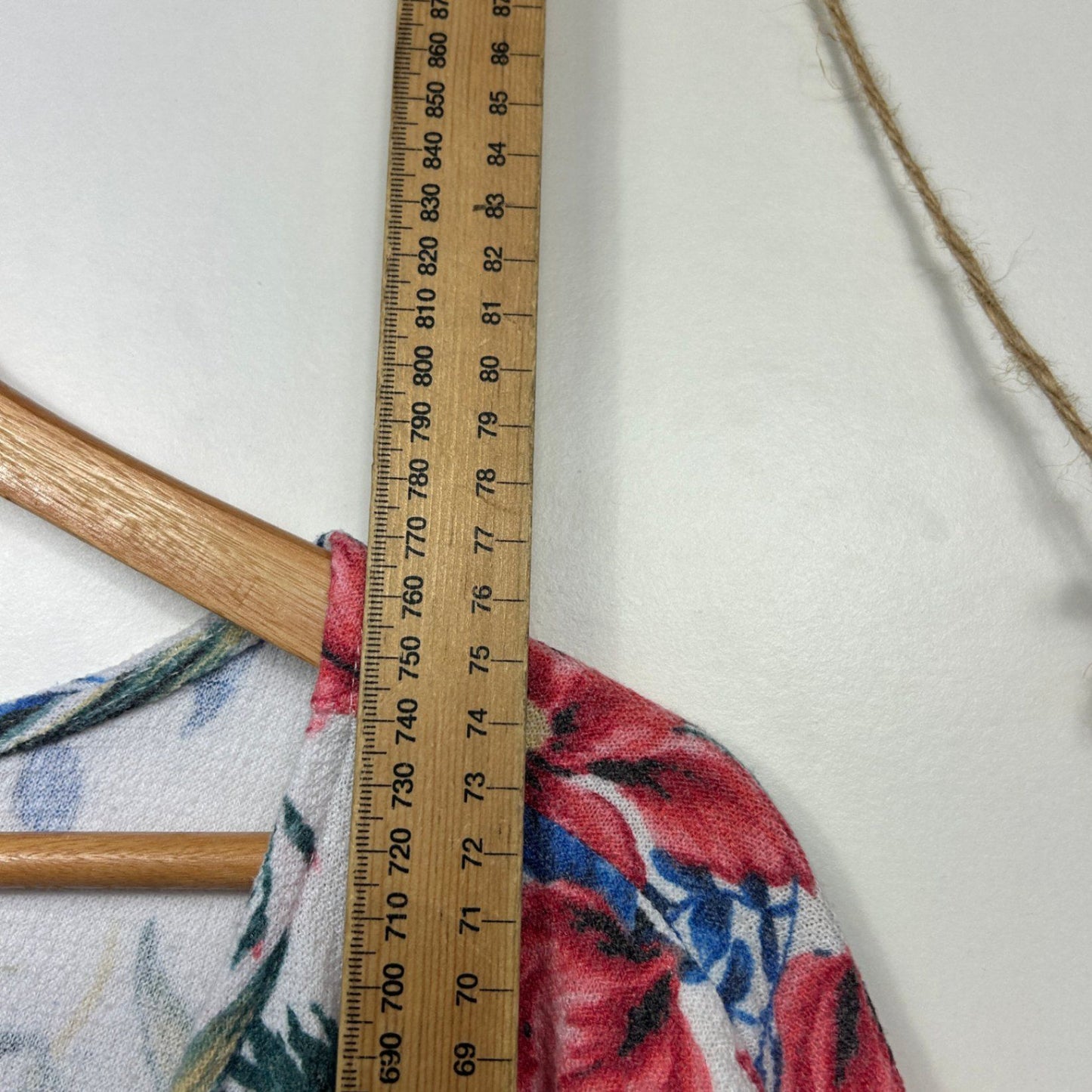 Autograph White Multicoloured Short Sleeve Floral Top Size 22