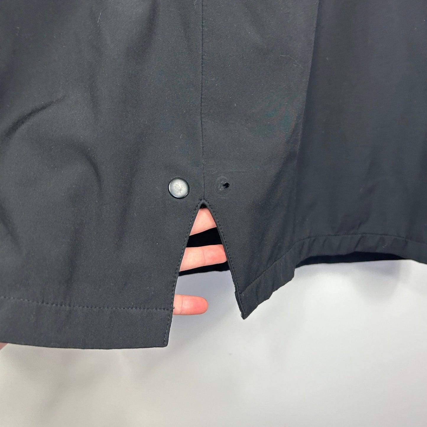 Johnny Bigg Mens Black Snap Zip Pockets Jacket  Size 4XL