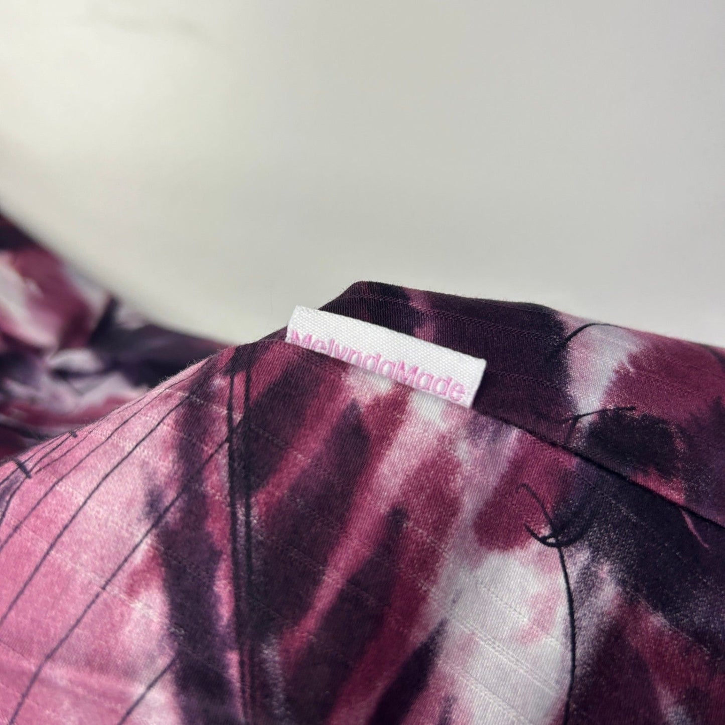 Melynda Made Women's Purple Black Mini Skirt Size 14 - 16 Handmade