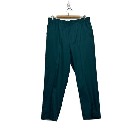 Millers Teal Straight Leg Pull On Elastic Waist Pocket Pants Size 14