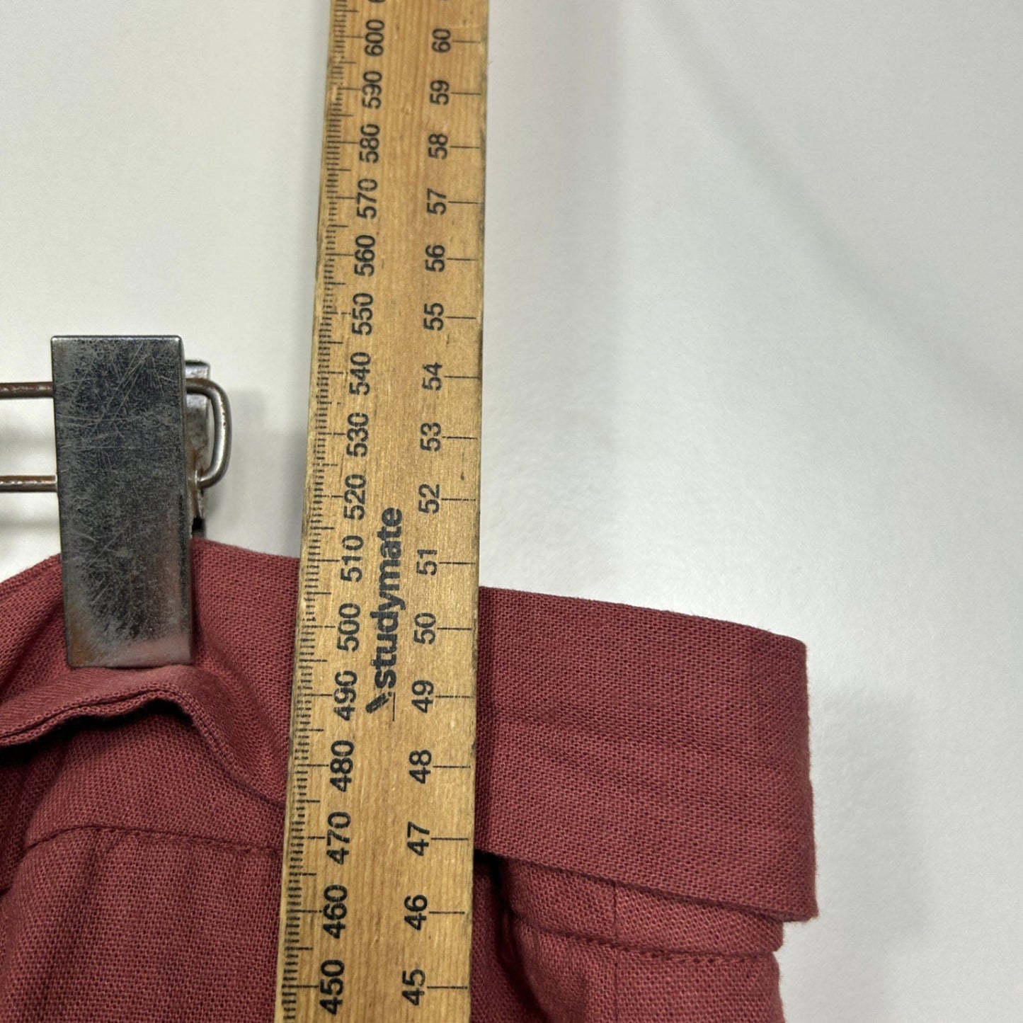 Sara Belted Linen Blend Shorts Size 22