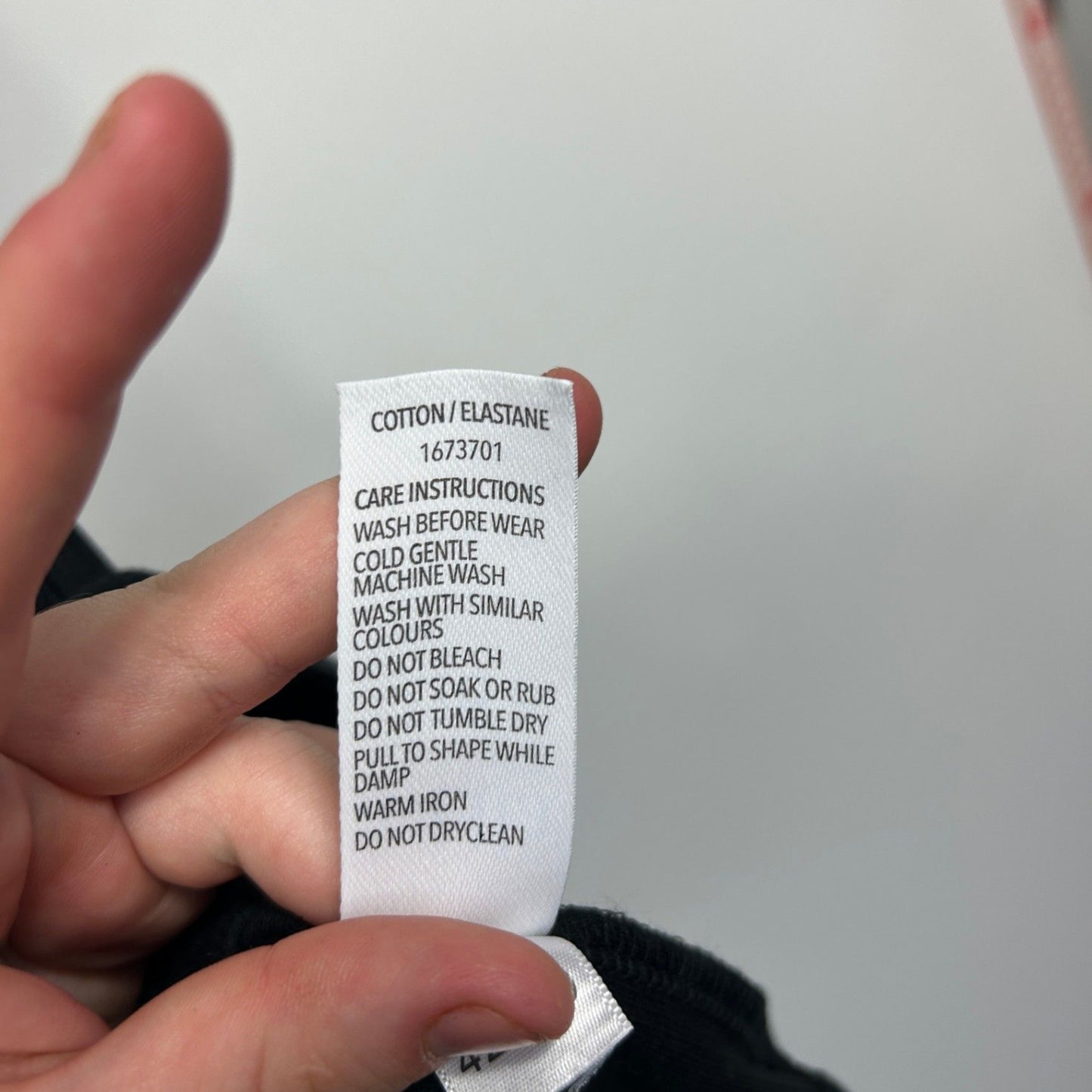 Avella  Black Cotton Blend Sleeveless Round Neck Tank Top Size 26