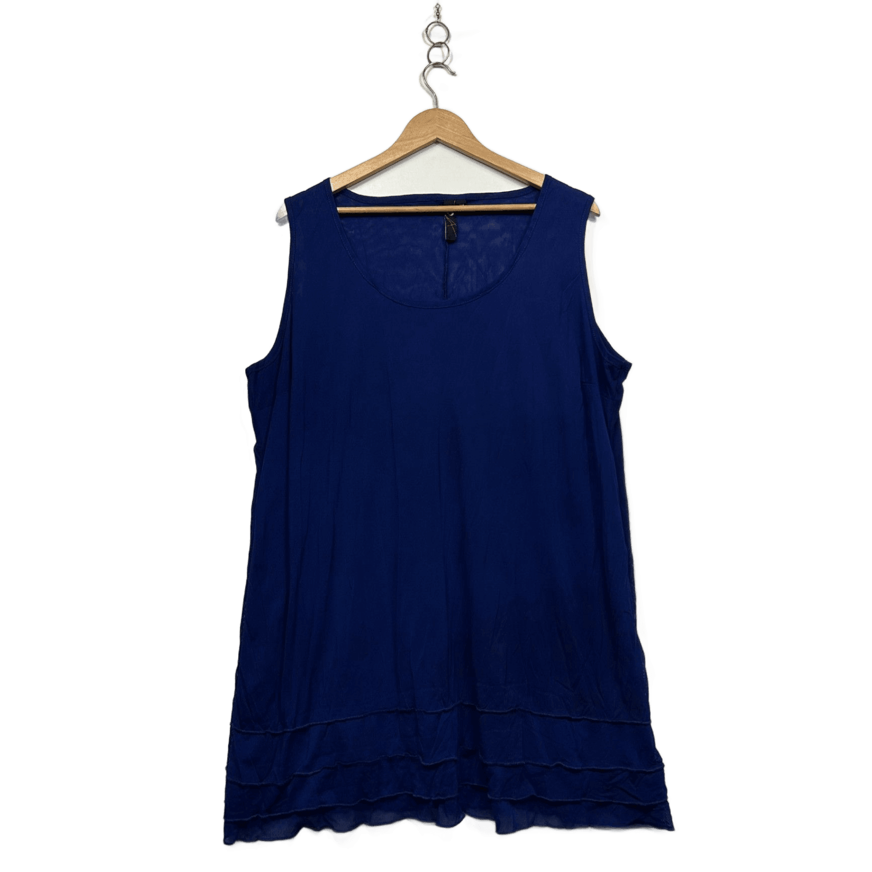 Taking Shape Blue Sleeveless Tunic Top Size 18 Plus