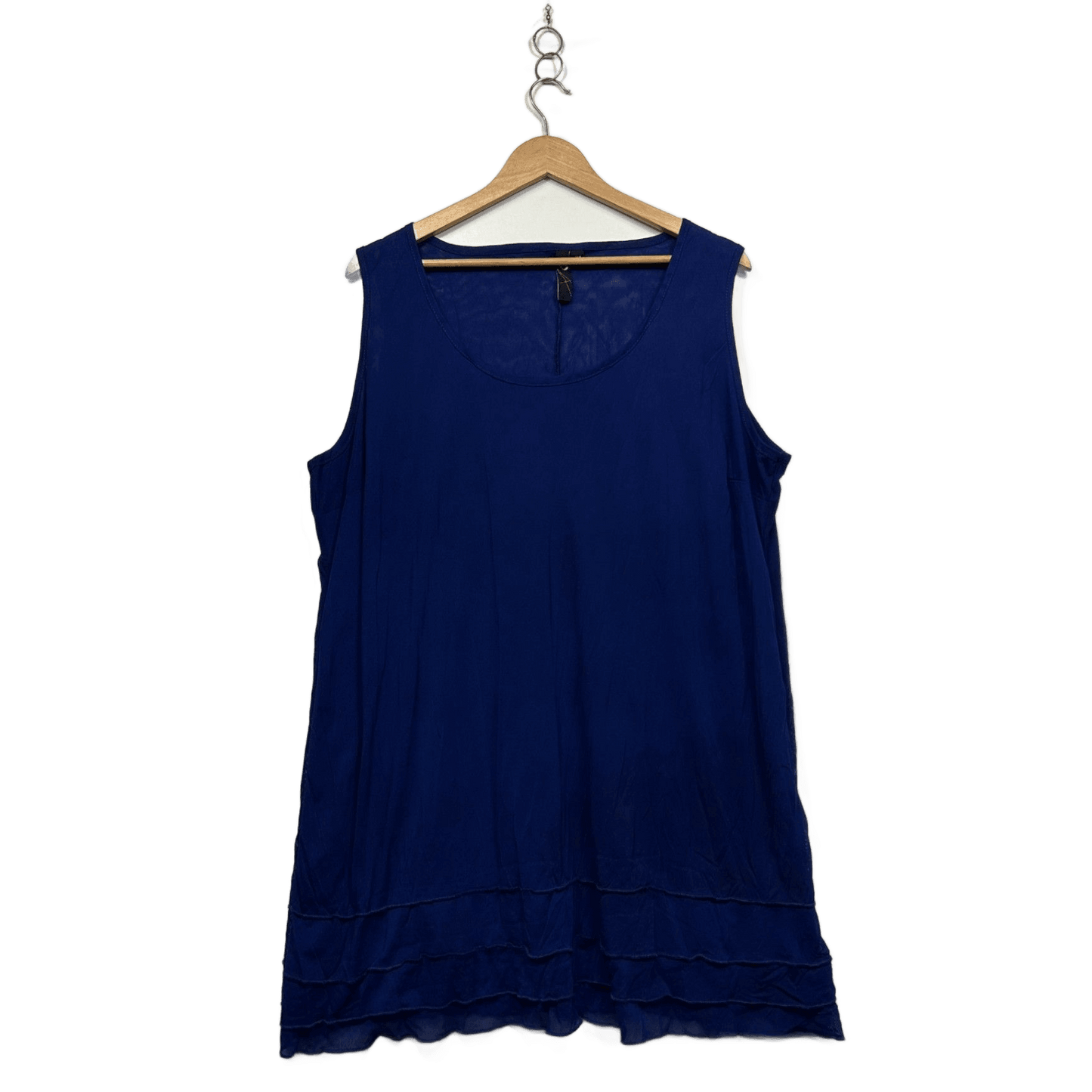 Taking Shape Blue Sleeveless Tunic Top Size 18 Plus