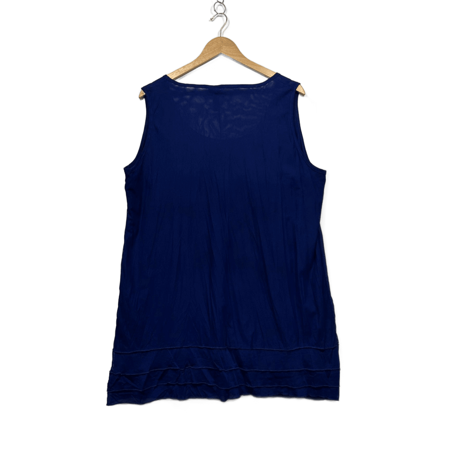 Taking Shape Blue Sleeveless Tunic Top Size 18 Plus