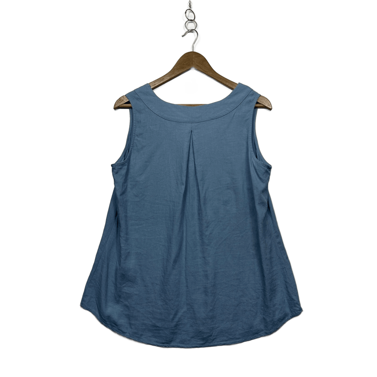 Rivers Women's Blue Sleeveless V-Neck Basic Tank Top Size 14