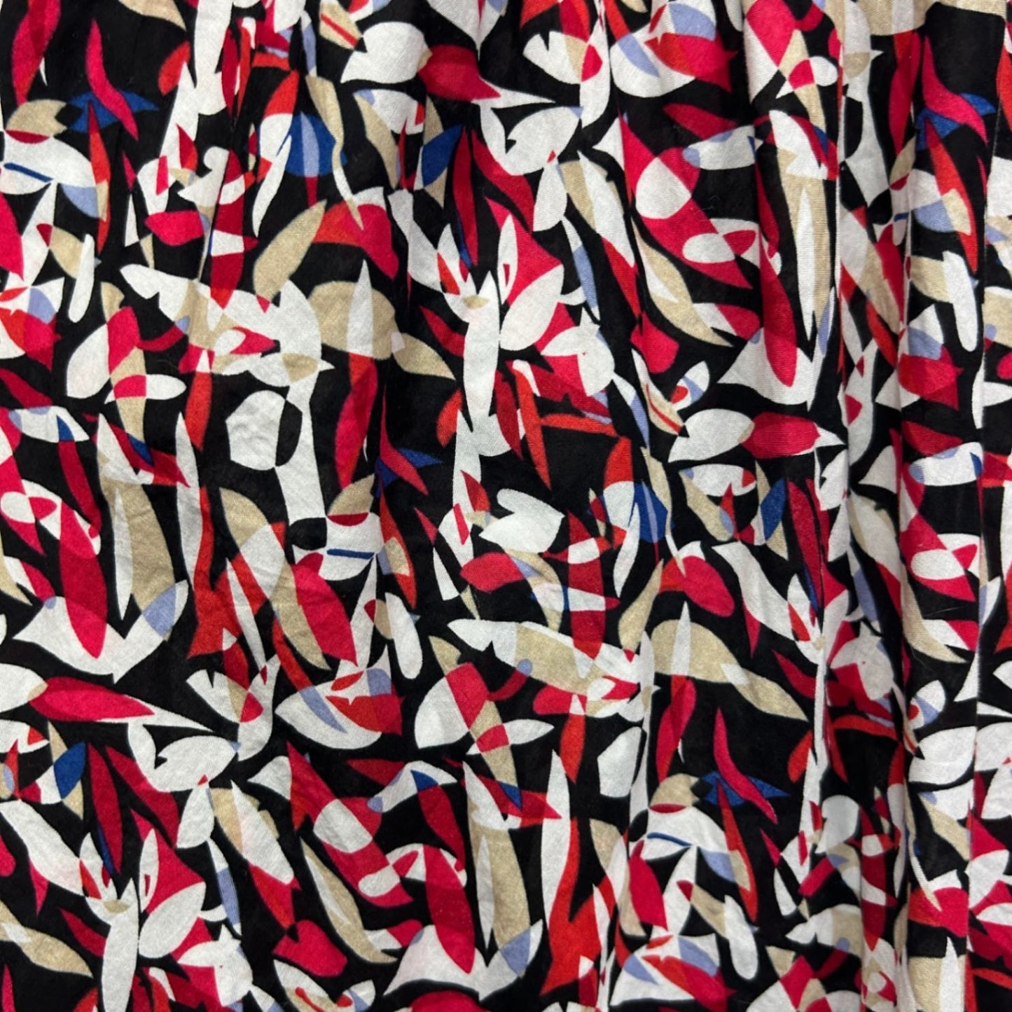 Jump Womens Multicoloured Midi Length Fit & Flare Dress Size 14