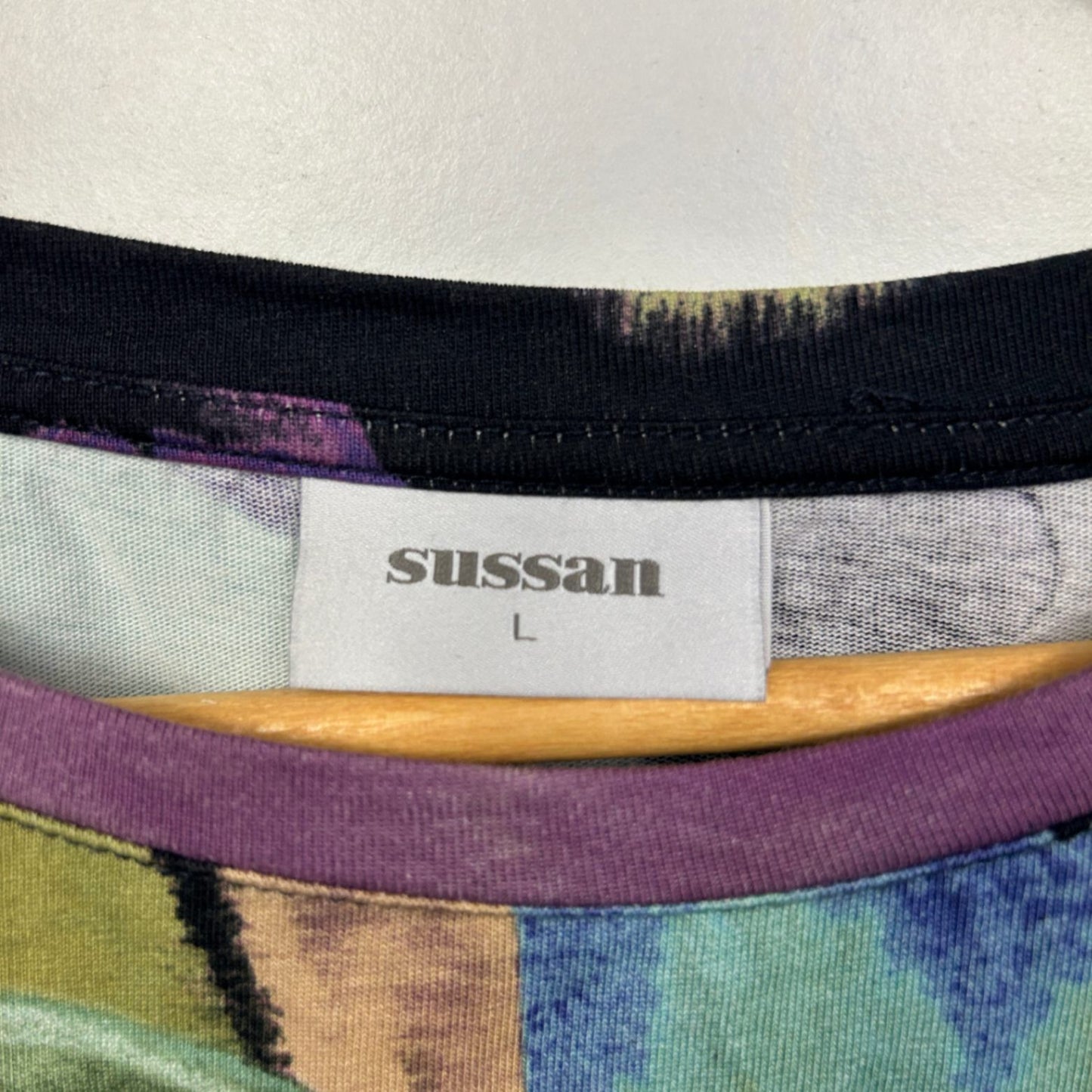 Sussan Short Sleeve Multicoloured Floral Tshirt Top Size 14 Large