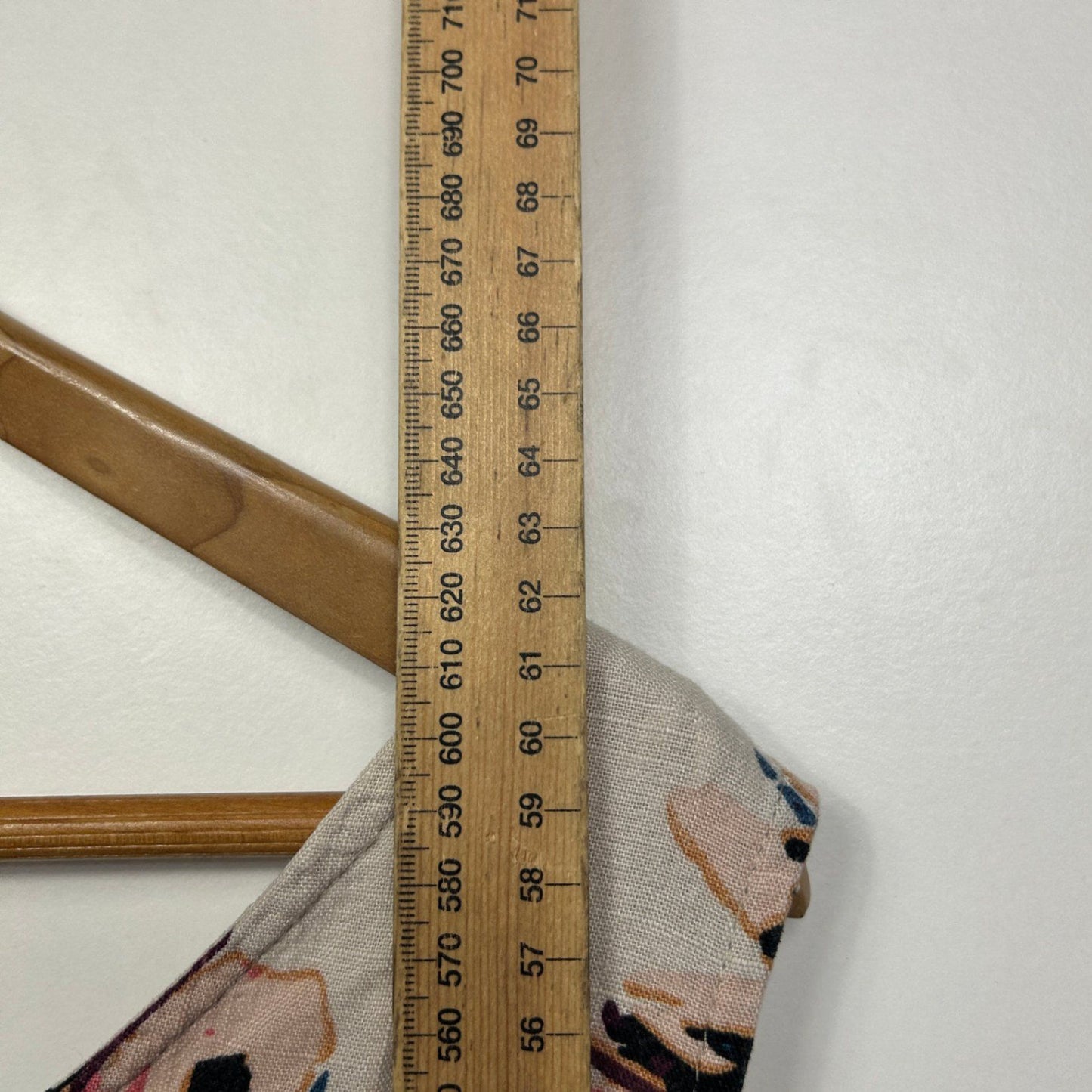 Suzanne Grae Linen Sleeveless Floral Top Blouse Size 20