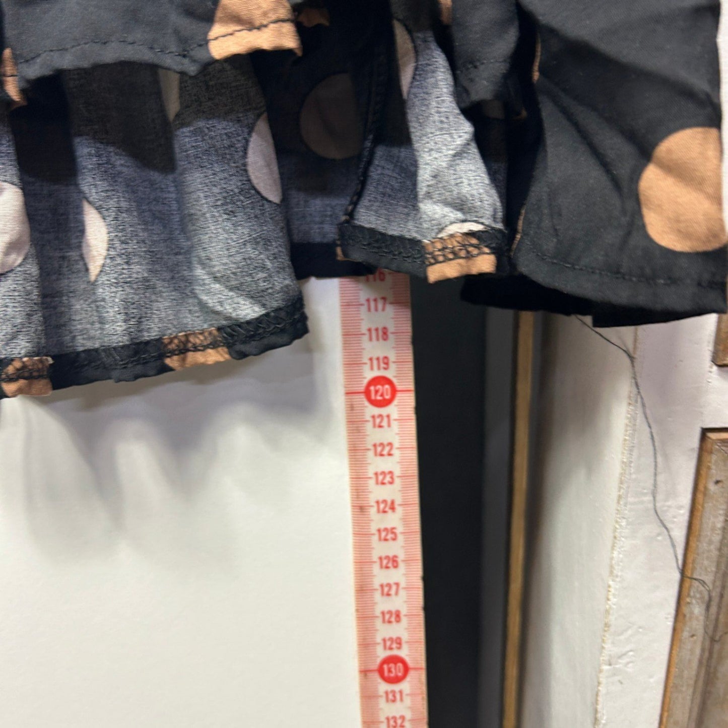 Proud Poppy Black Beige Short Sleeve Polka Dot Maxi Dress Size 16