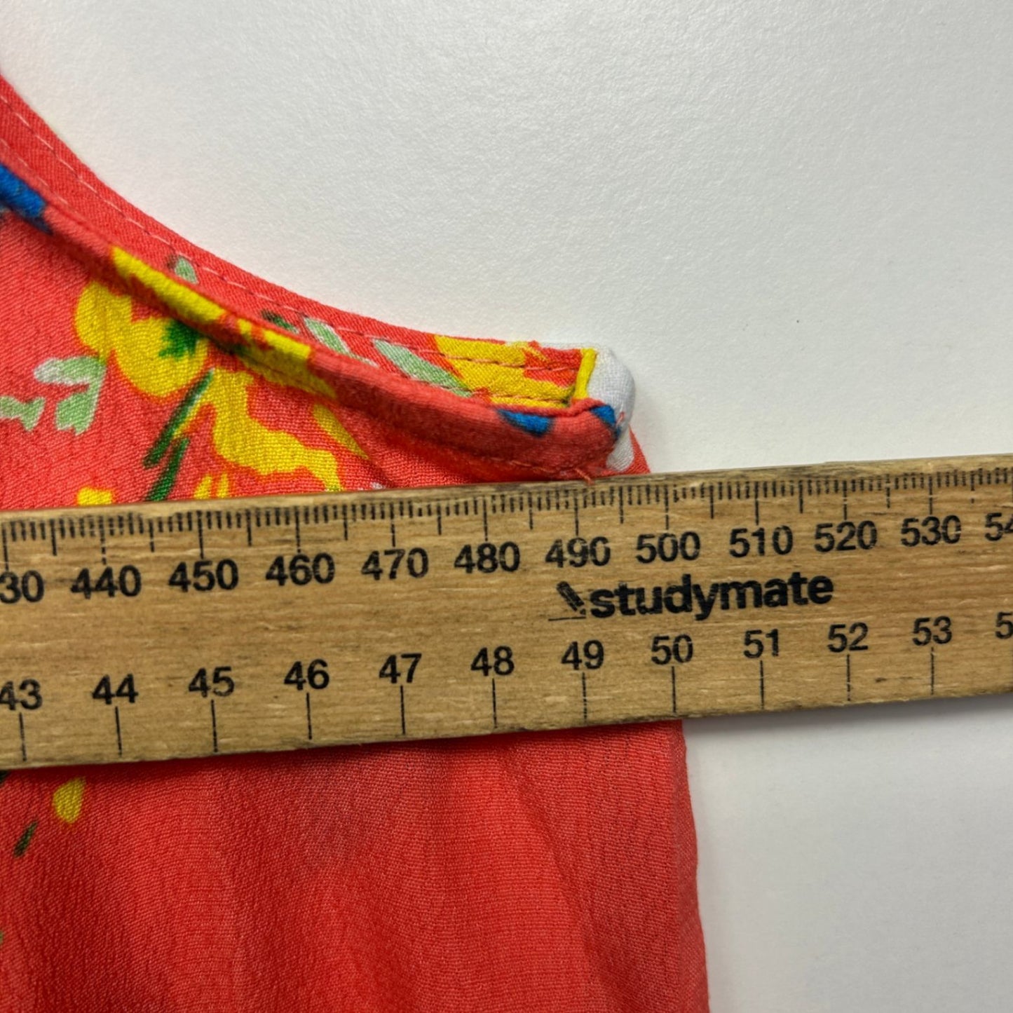 Sussan Sleeveless Floral Viscose Shift V-Neck A-line Dress Size 12