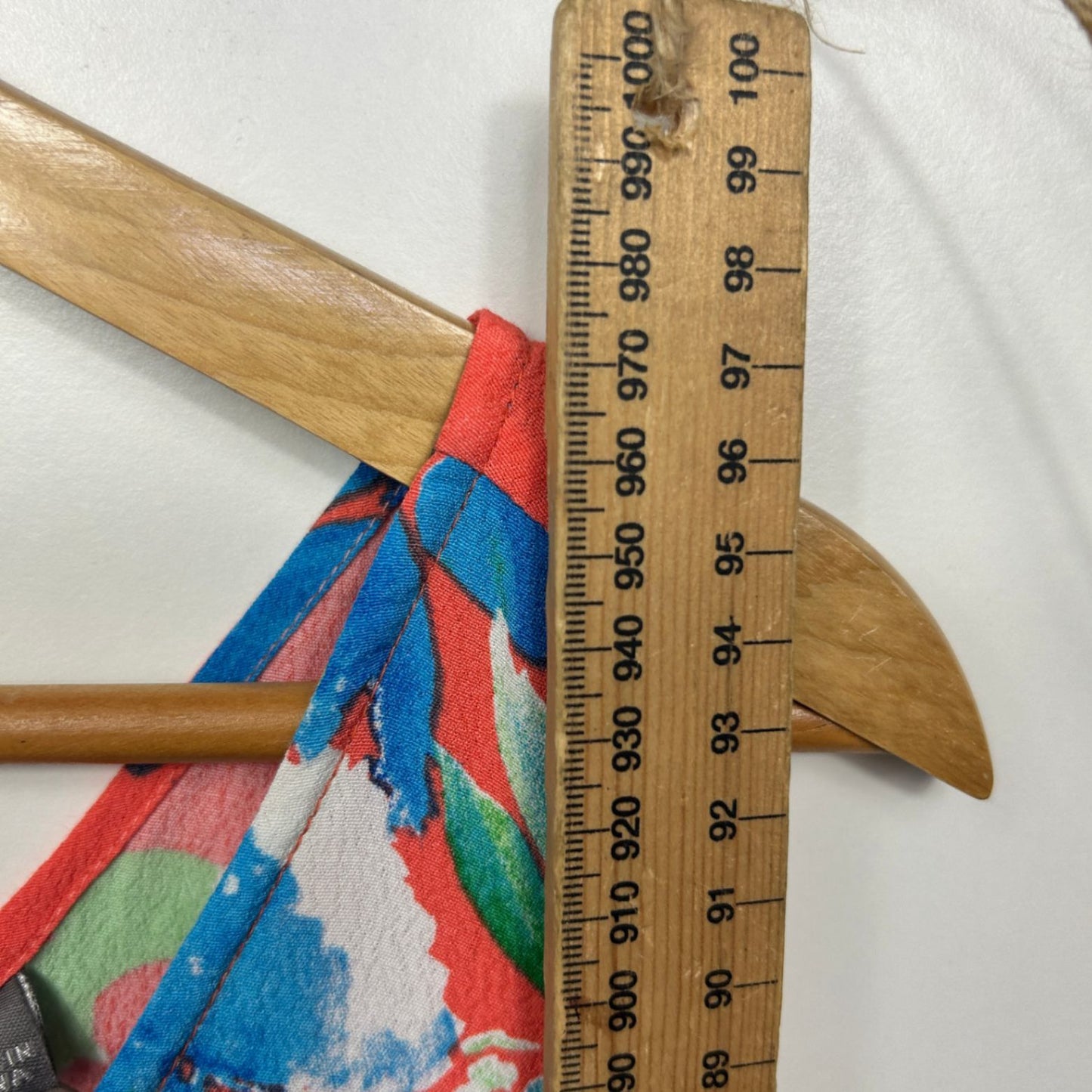 Sussan Sleeveless Floral Viscose Shift V-Neck A-line Dress Size 12