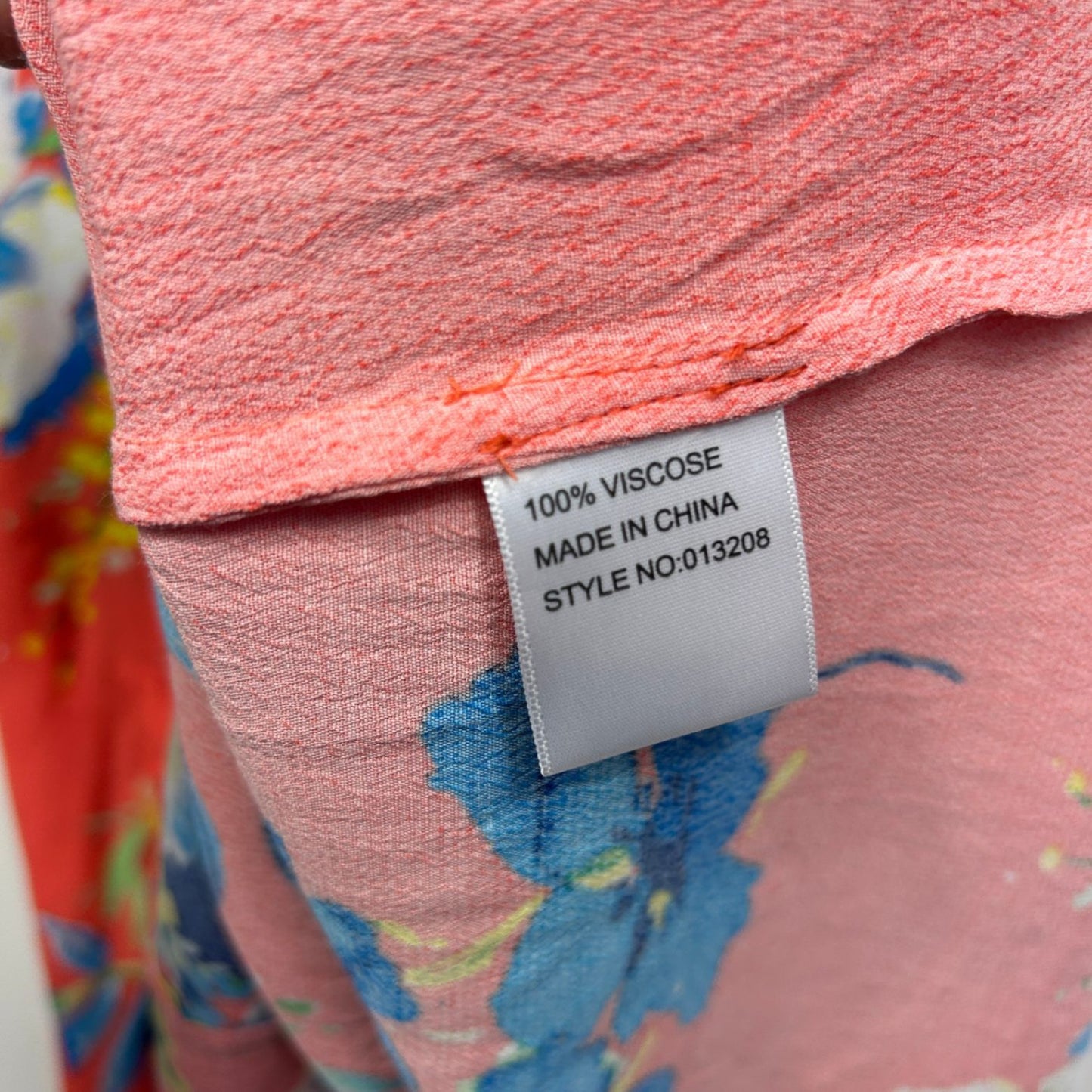 Sussan Sleeveless Floral Viscose Shift V-Neck A-line Dress Size 12