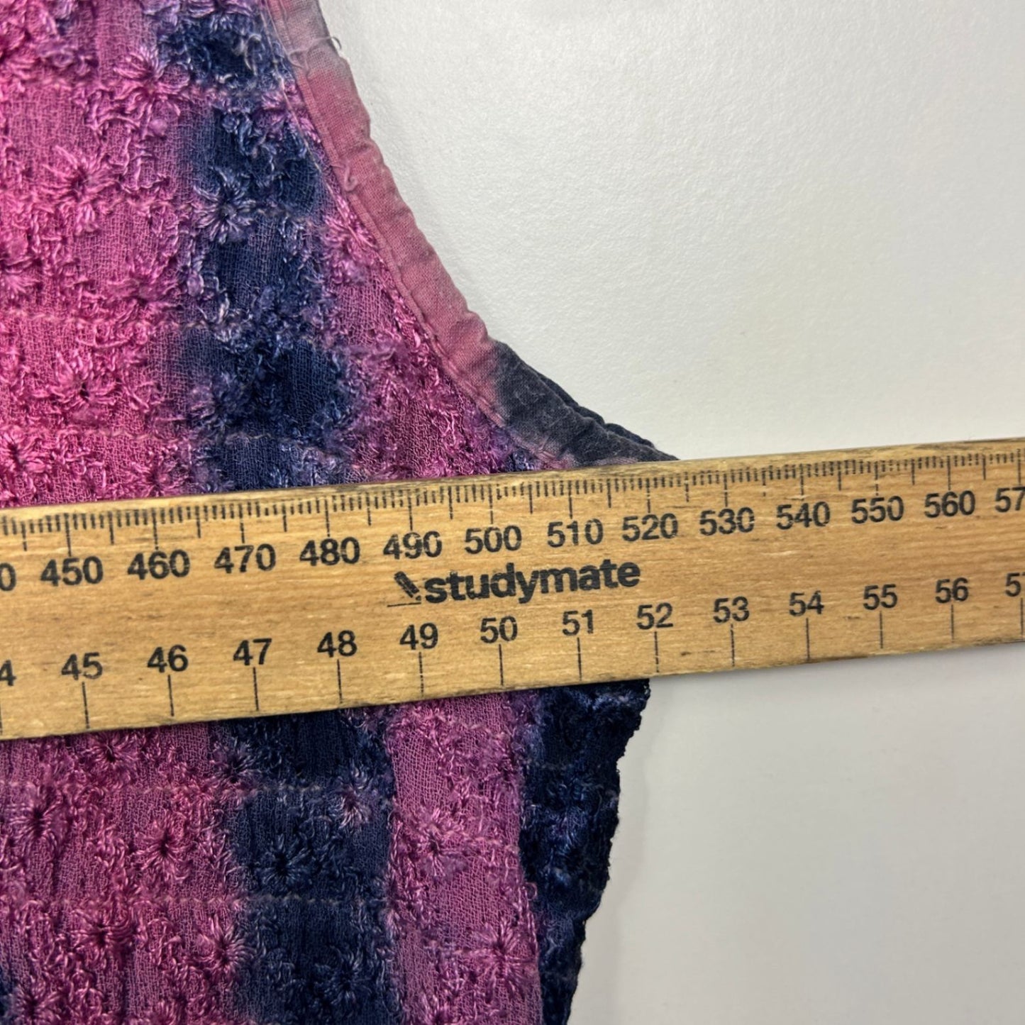 Boho Tie-Dye Sleeveless Rayon Hippie Maxi Dress Size XL 16