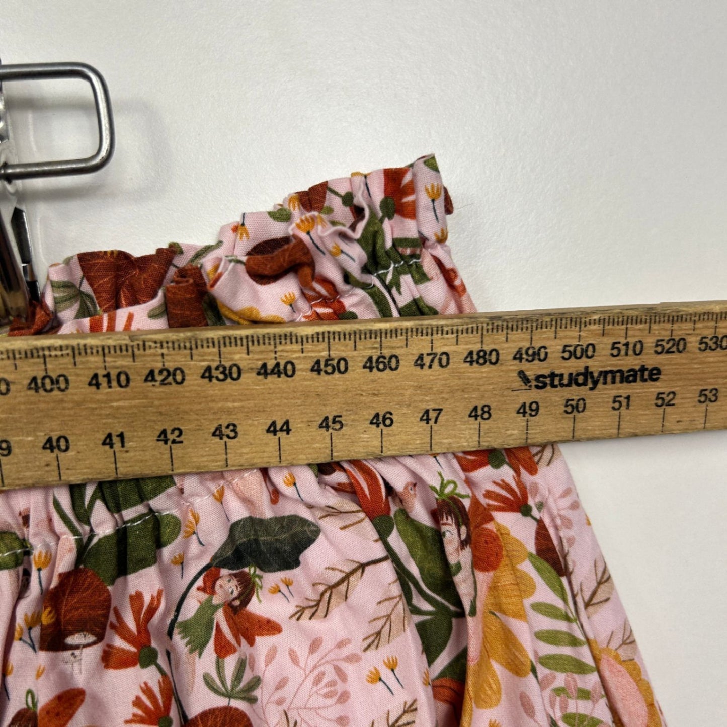 Handmade Skirt Fit 16 - 18 Elastic Waist Fairycore Rabbits Toadstool Unicorns